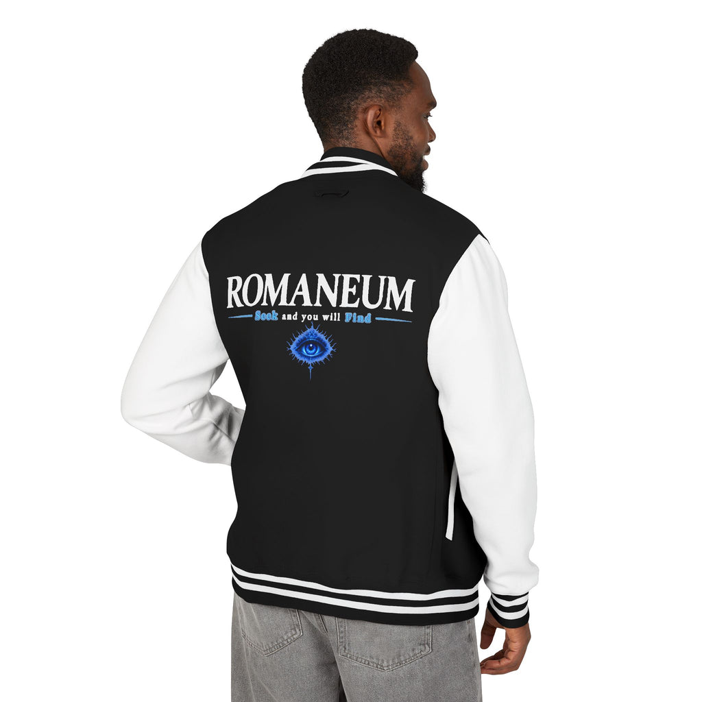 Romaneum Eye Graphic Varsity Jacket