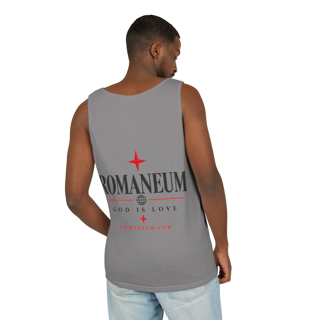 Amor/Roma Romaneum Tank Top — "God Is Love" Graphic Tank