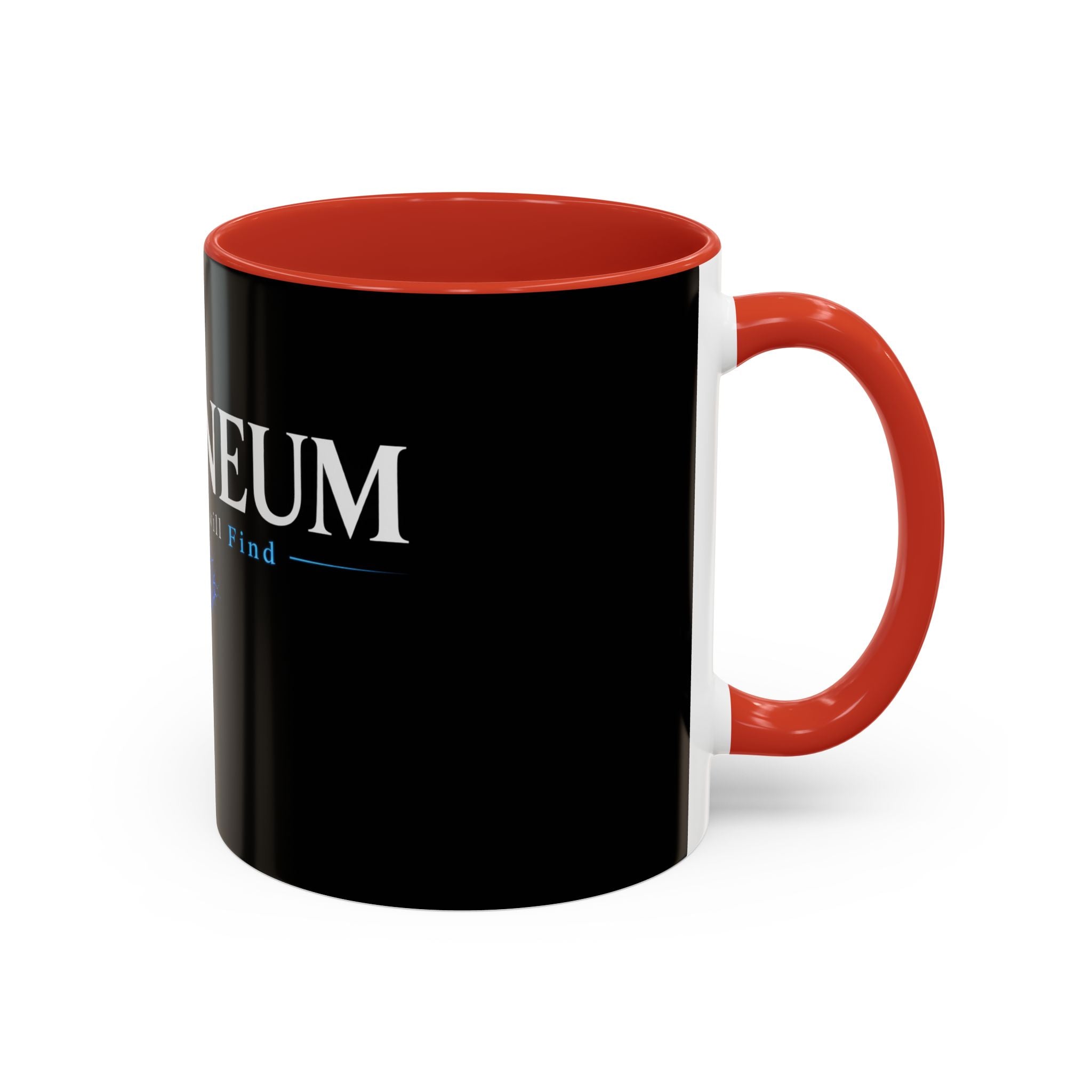"Seek and You Will Find" Inspirational Black Mug
