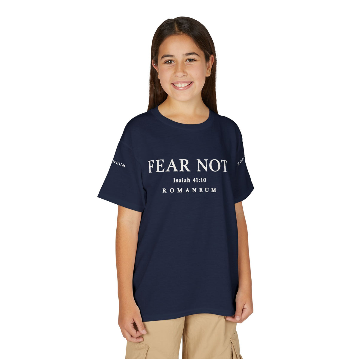 Youth T-Shirt — "Fear Not" Romans 8:15 Tee