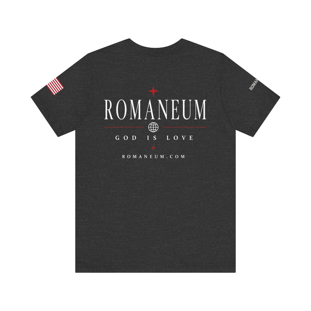 Romaneum 'AMOR/ROMA' God Is Love Graphic Tee