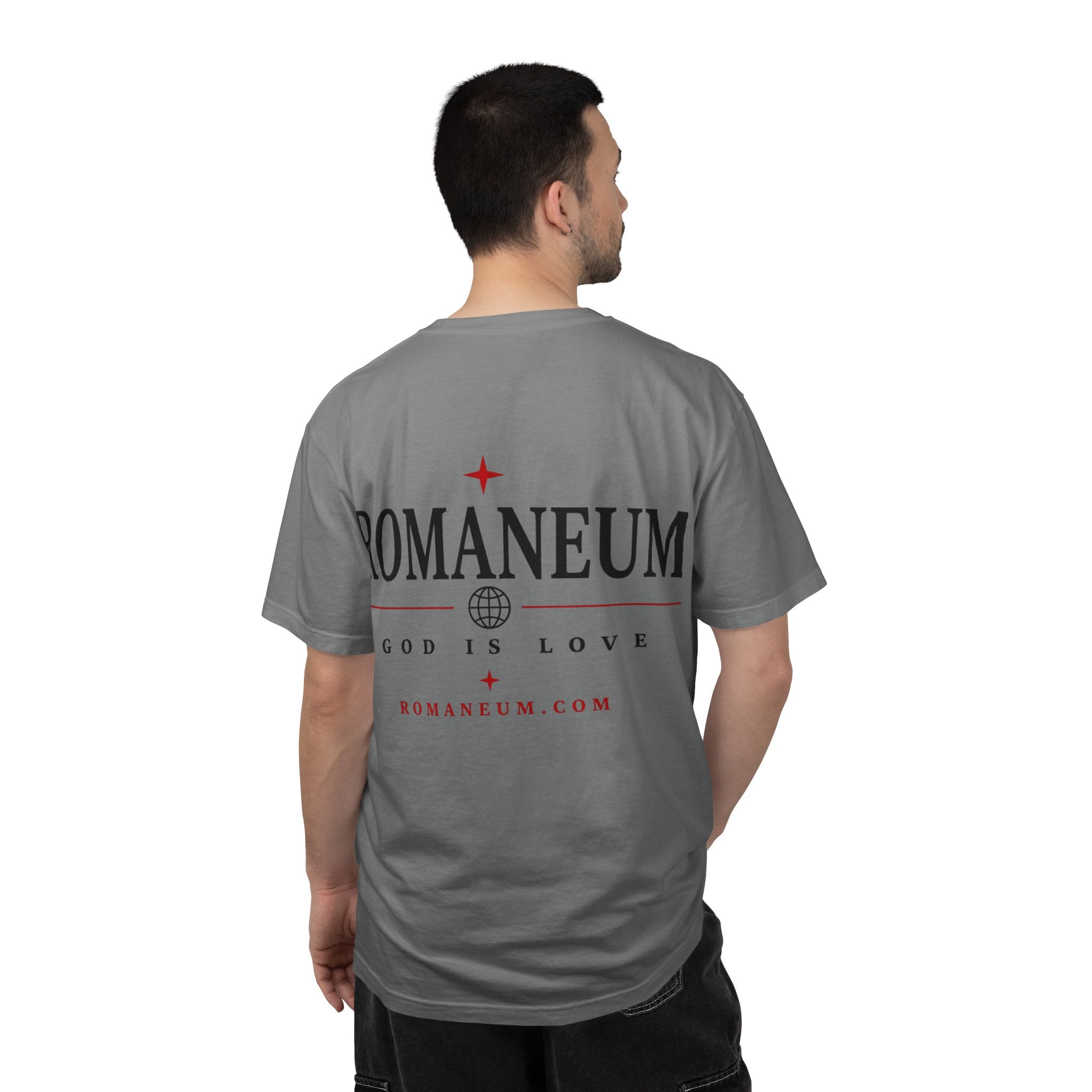 AMOR ROMA Tee — "God Is Love" Graphic T-Shirt
