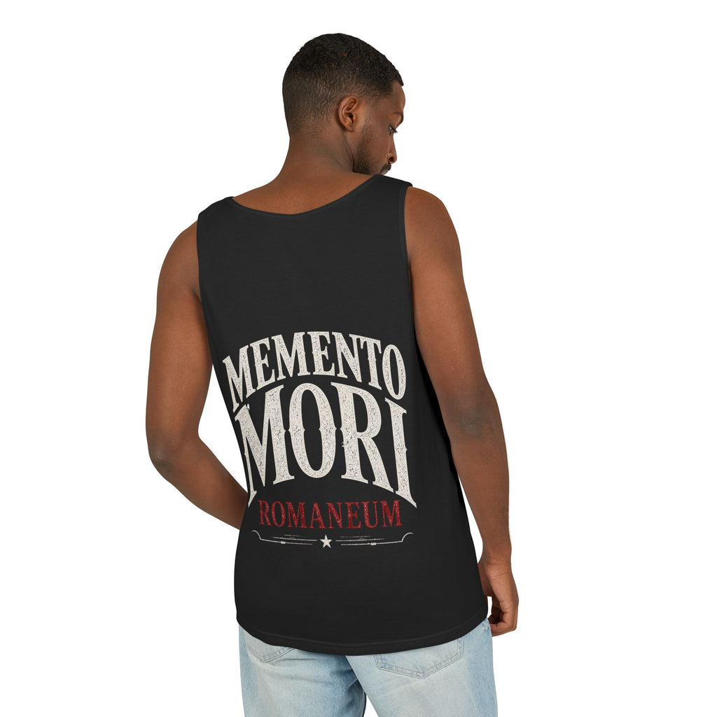 Memento Mori Skull Tank Top — Romaneum Vintage-Style Reminder Tank