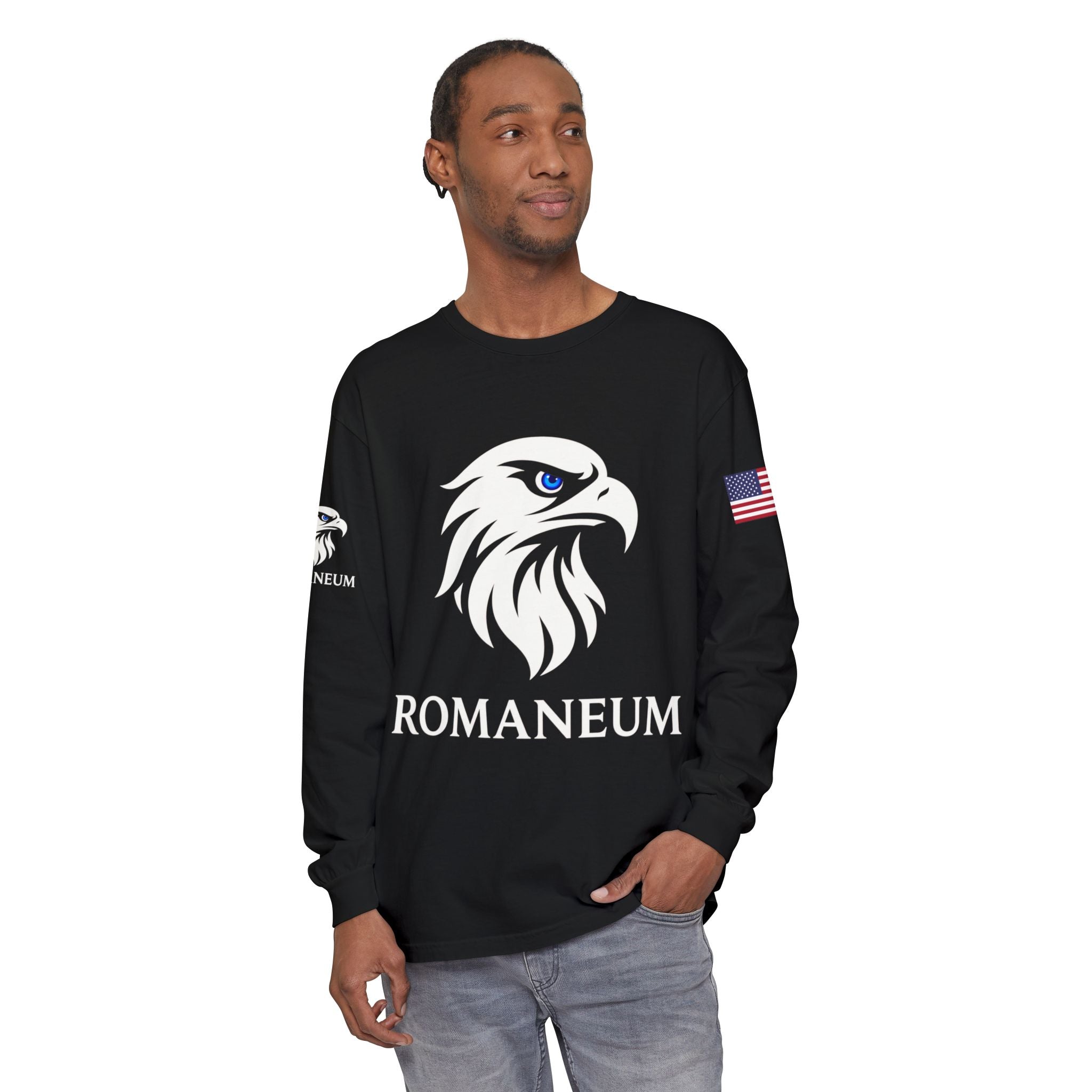 Romaneum Eagle Crest long sleeve shirt