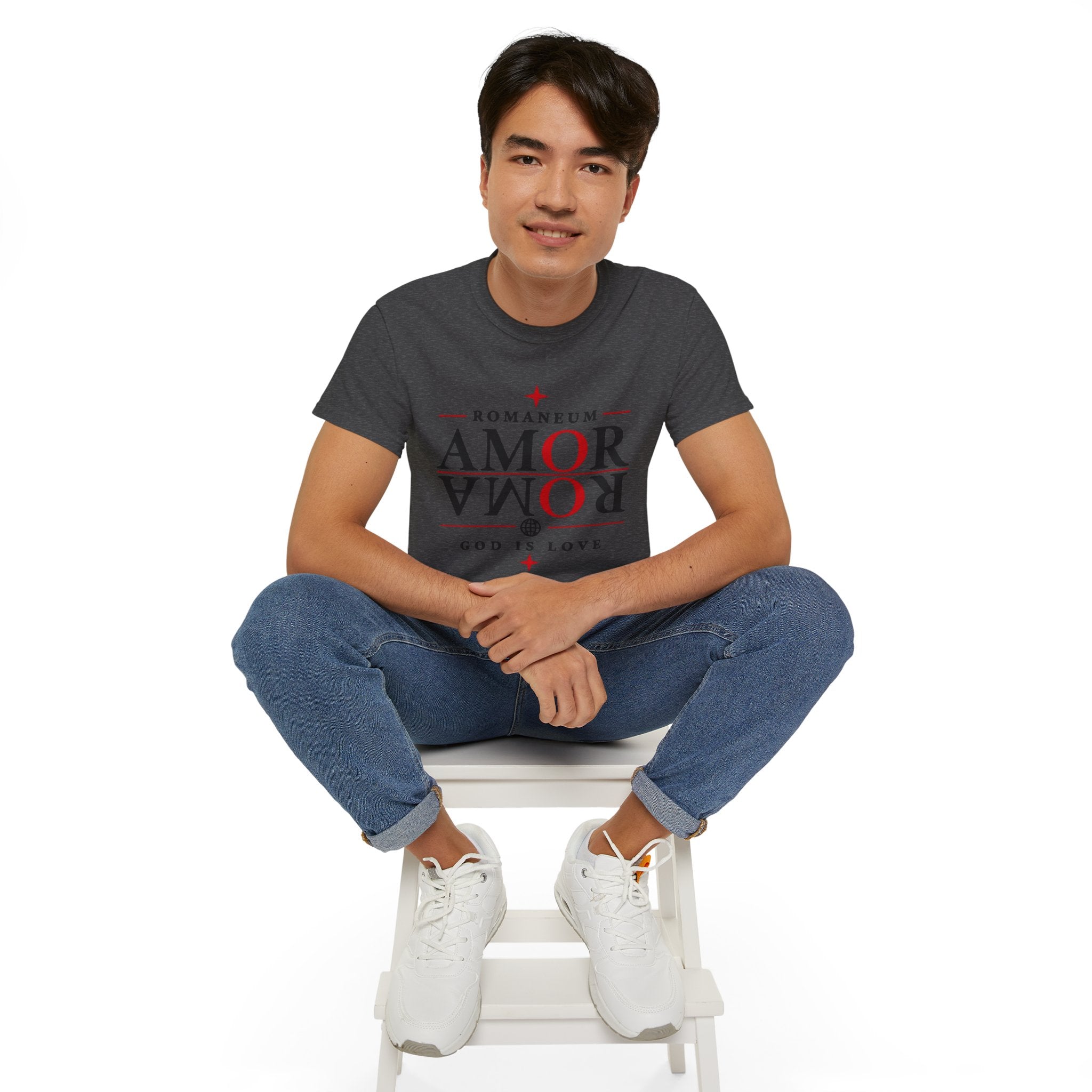 Romaneum AMOR/ROMA God Is Love Graphic Tee