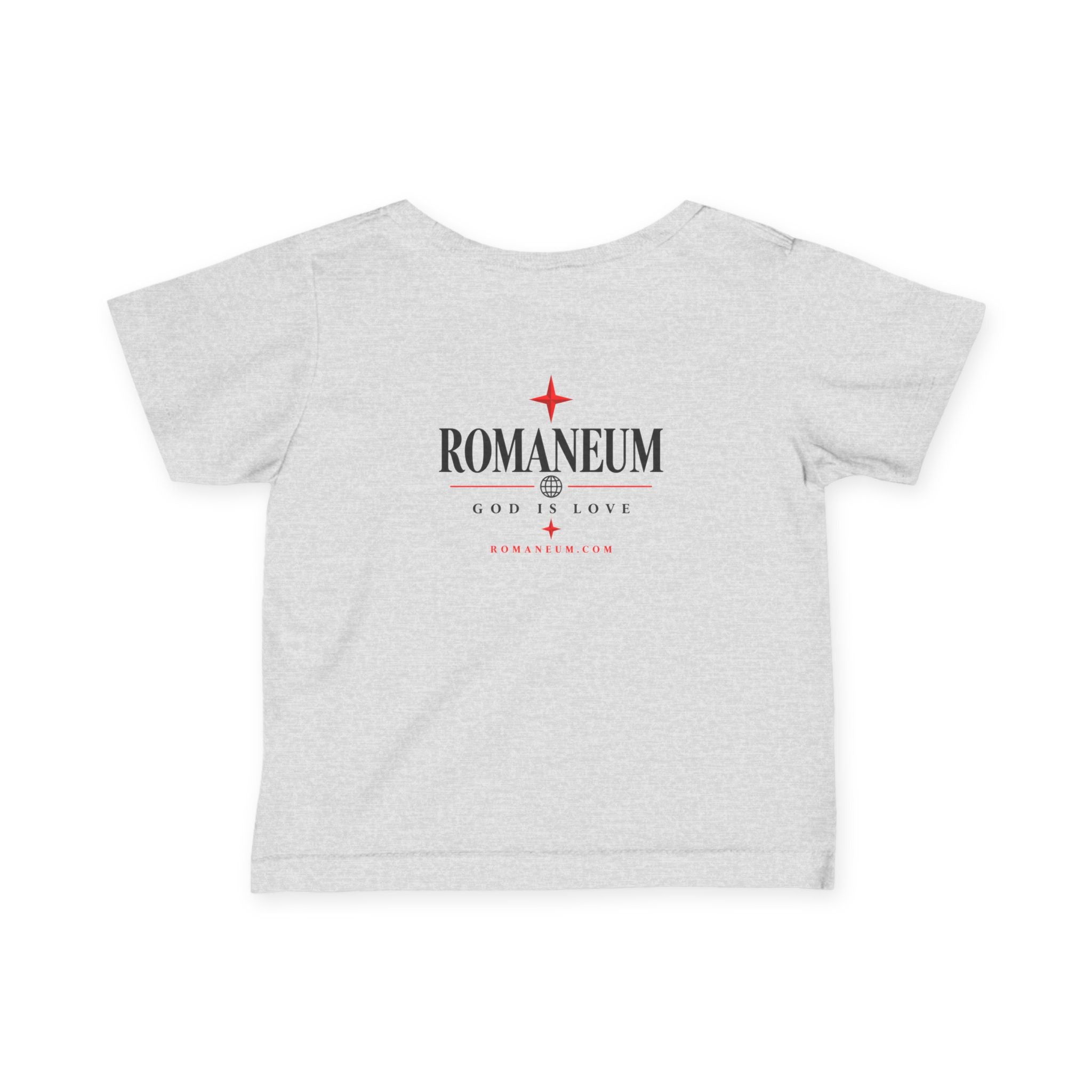 Infant Tee – 'AMOR ROMA' God Is Love Christian Baby Shirt
