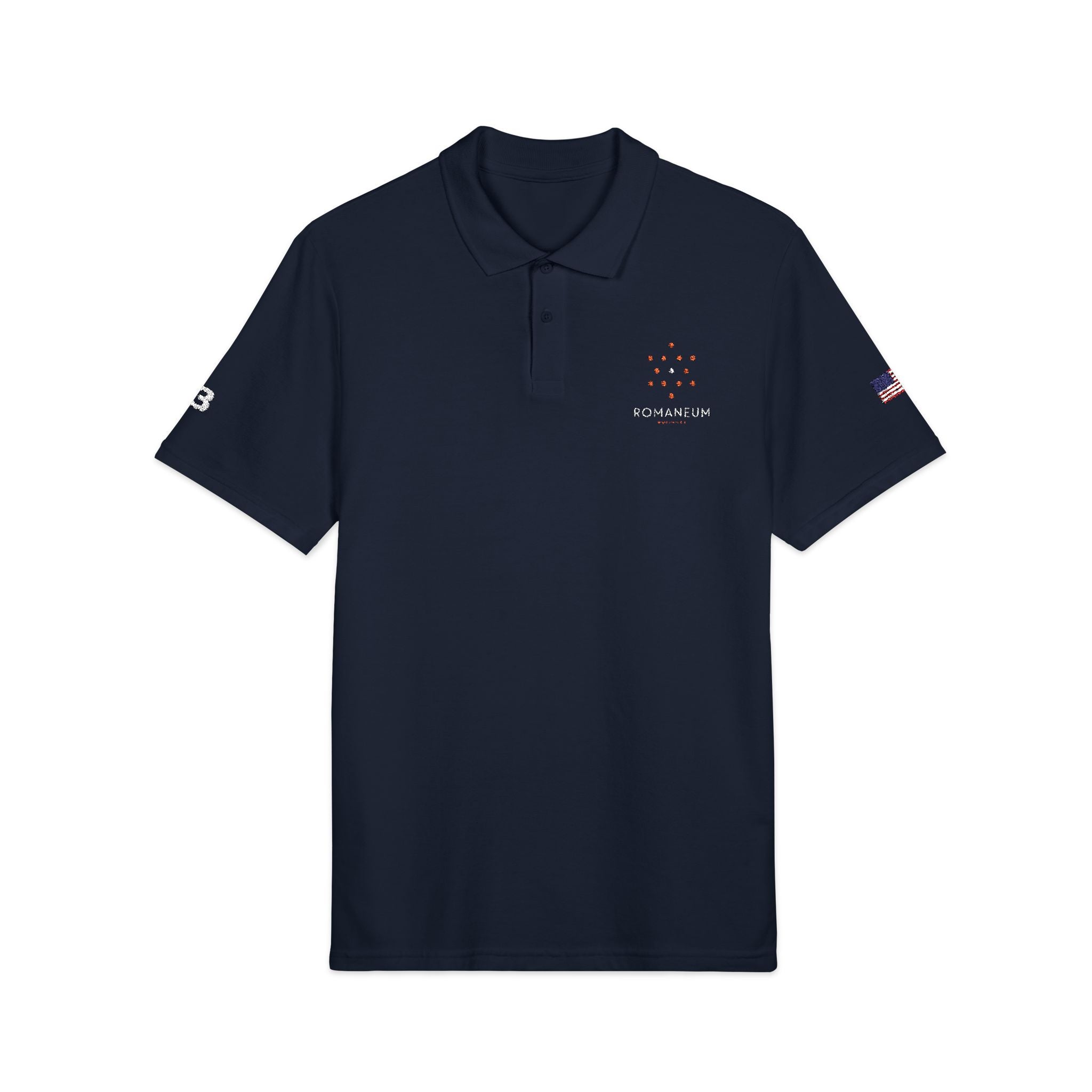 Romaneum Unisex Pique Polo | Embroidered Edition