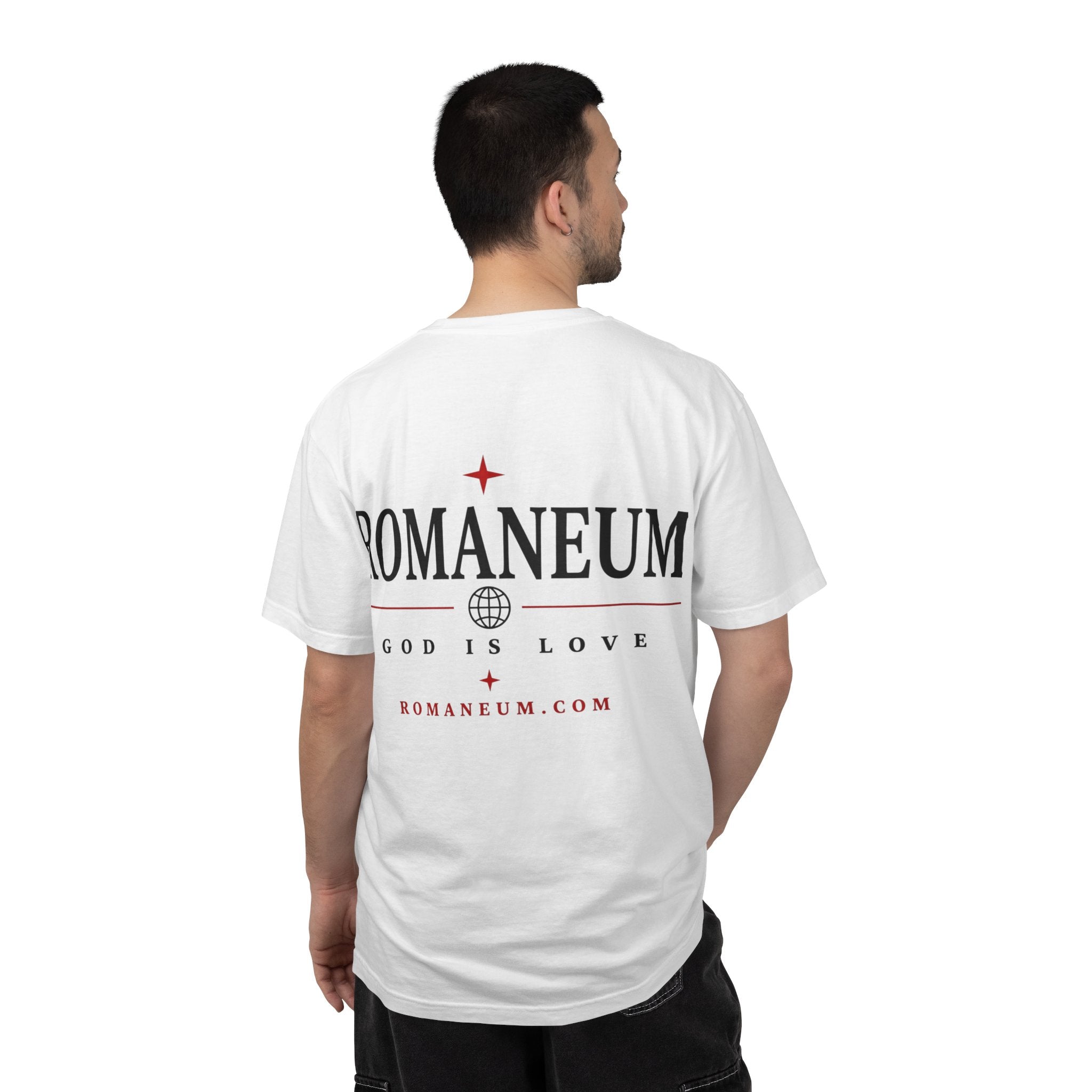 AMOR ROMA Tee — "God Is Love" Graphic T-Shirt