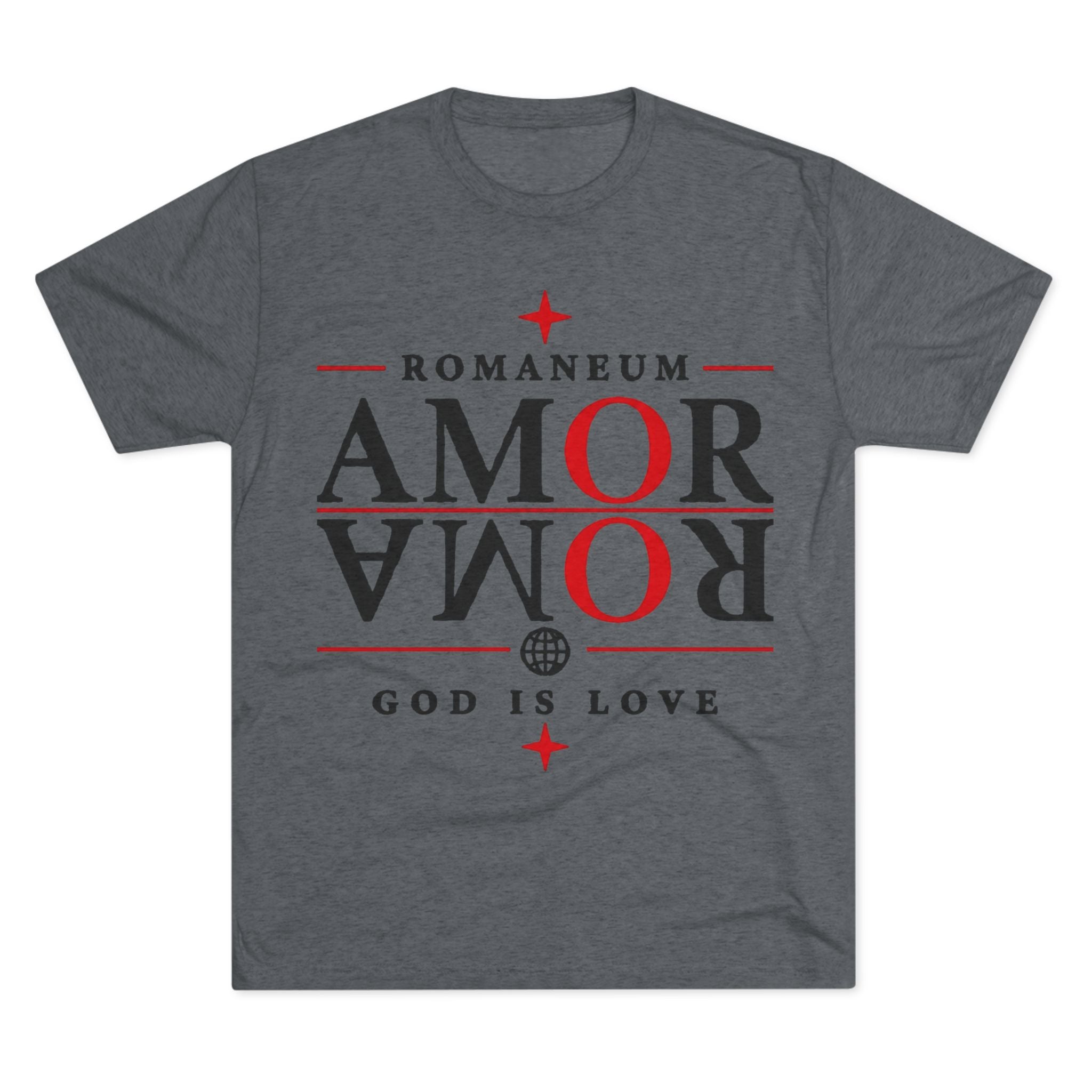 Romaneum "Amor Roma" Crew Tee – God Is Love Christian T-Shirt