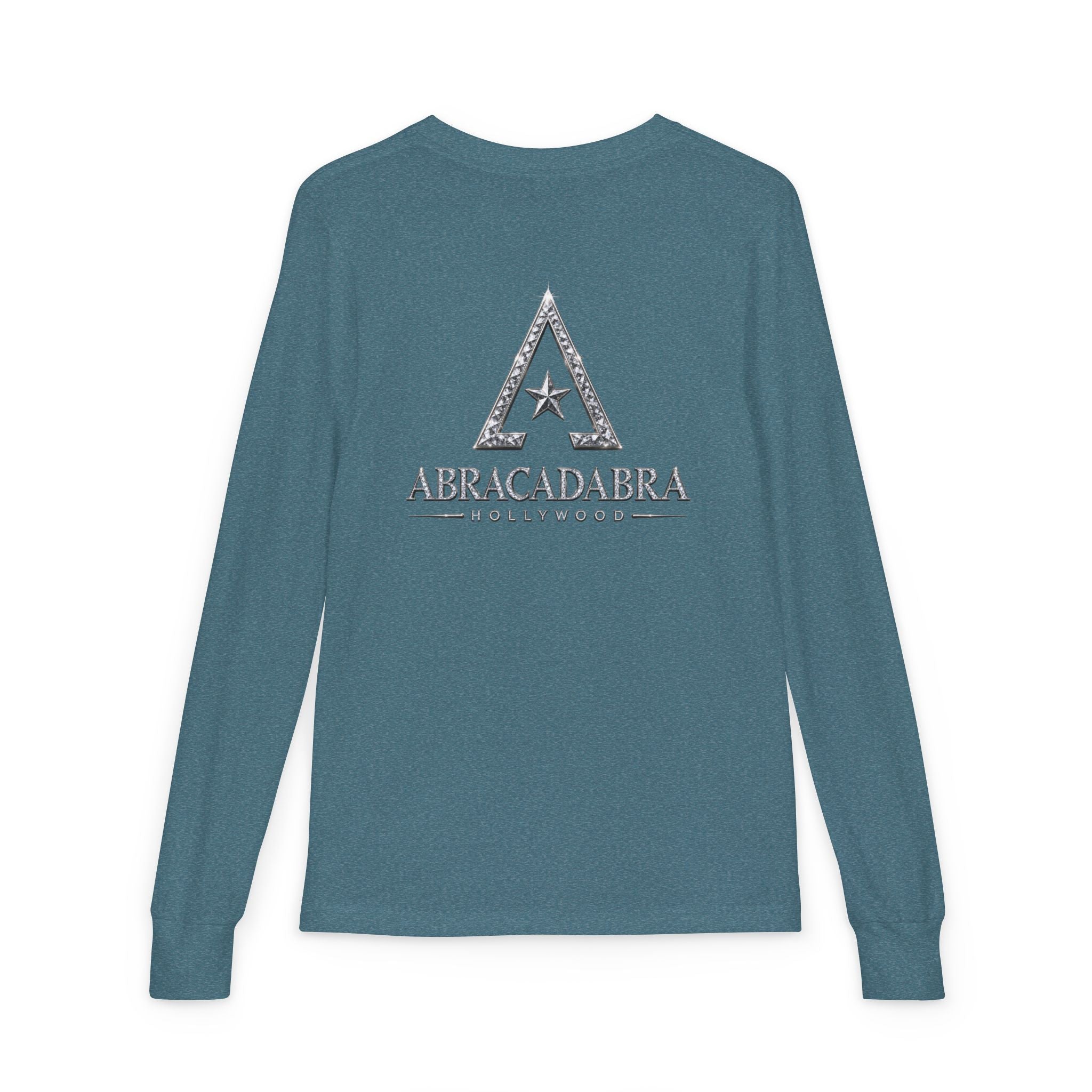 Youth Long Sleeve Tee — 'Abracadabra' Sparkle Magic Graphic