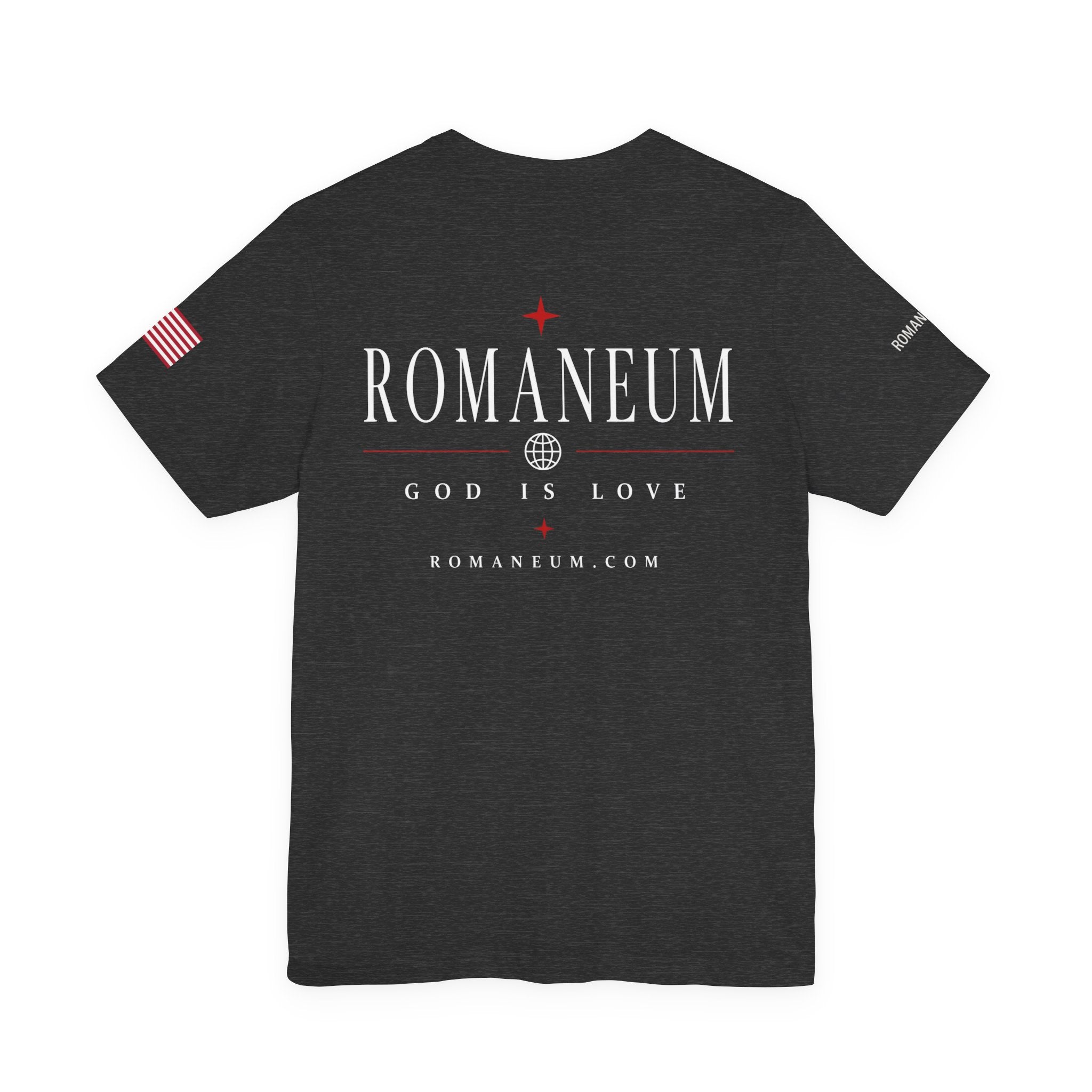 Romaneum 'AMOR/ROMA' God Is Love Graphic Tee