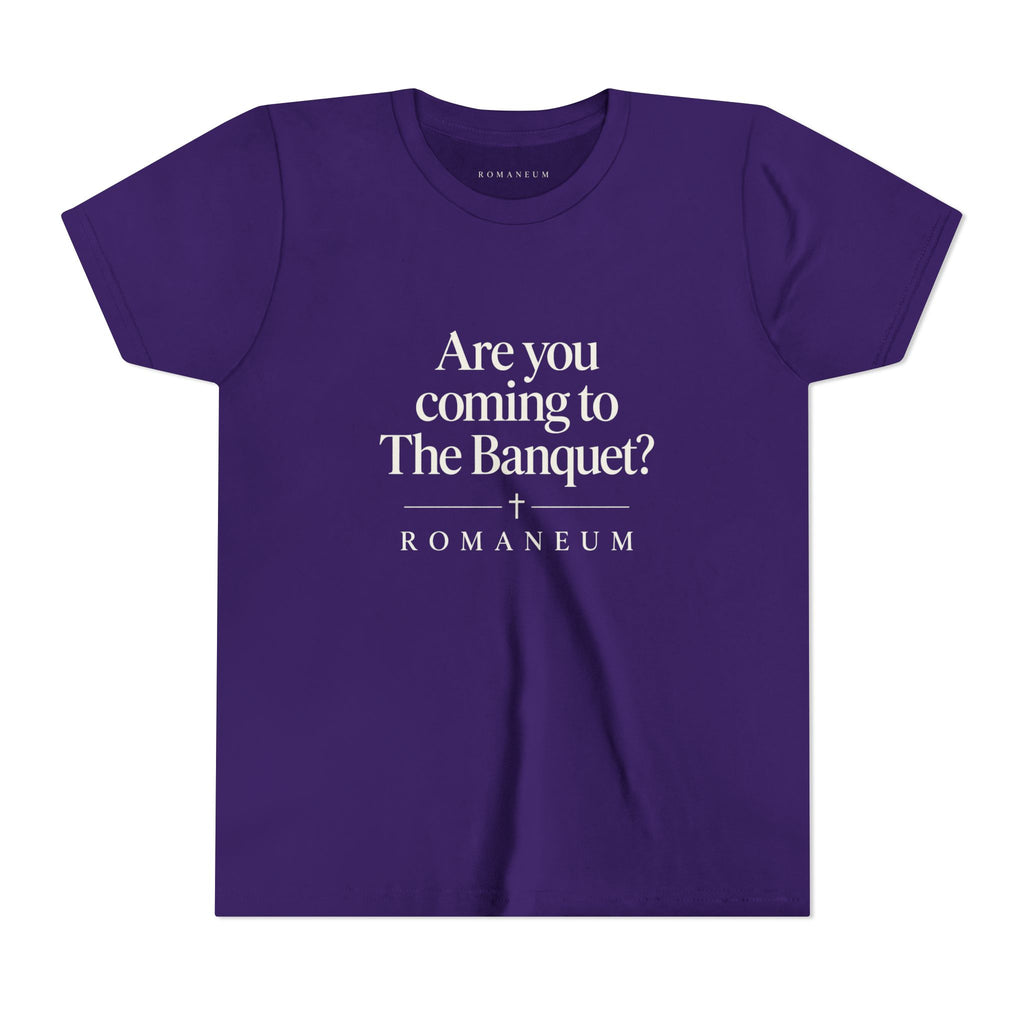 Are You Coming to The Banquet? Youth Tee — Romaneum Christian Youth Shirt