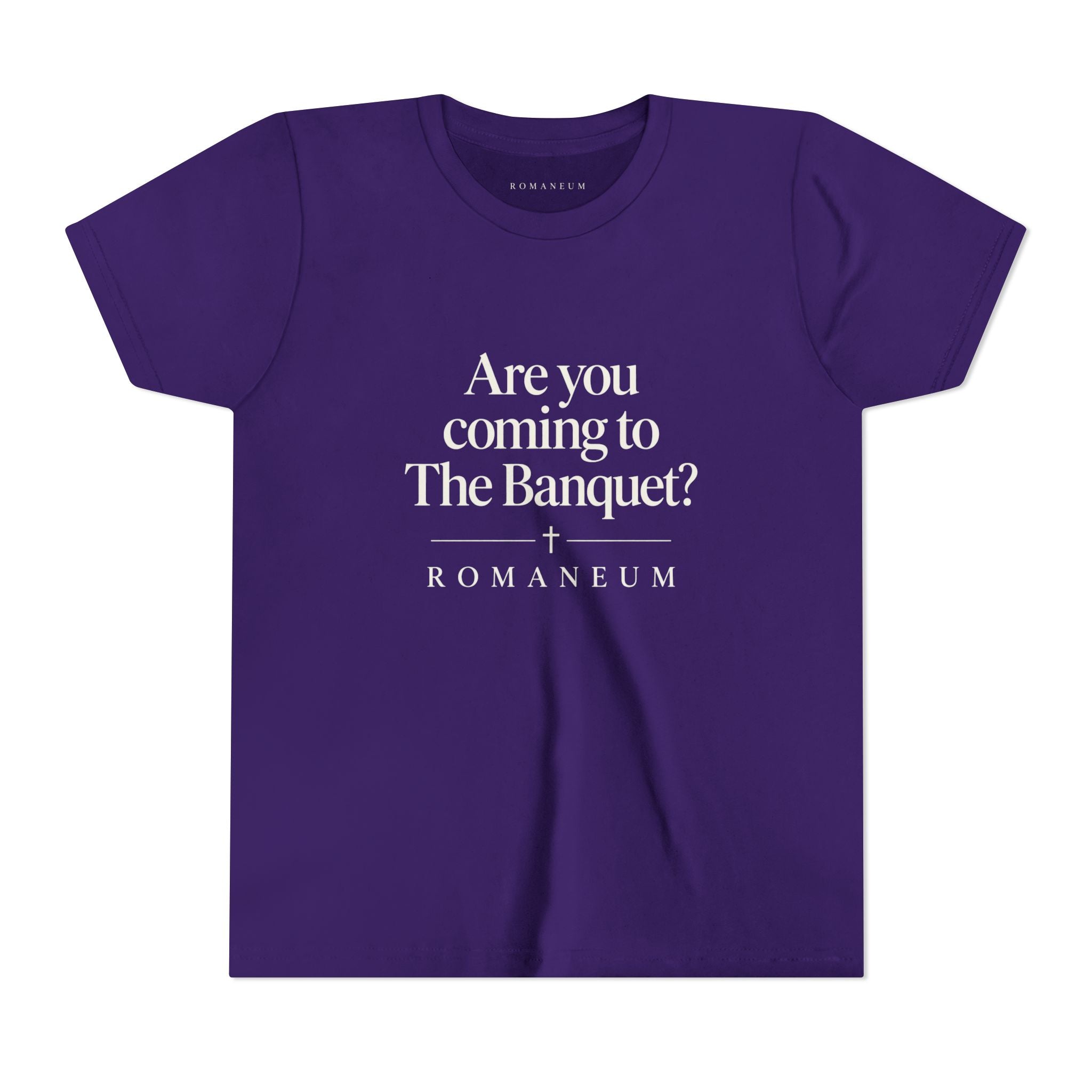 Are You Coming to The Banquet? Youth Tee — Romaneum Christian Youth Shirt