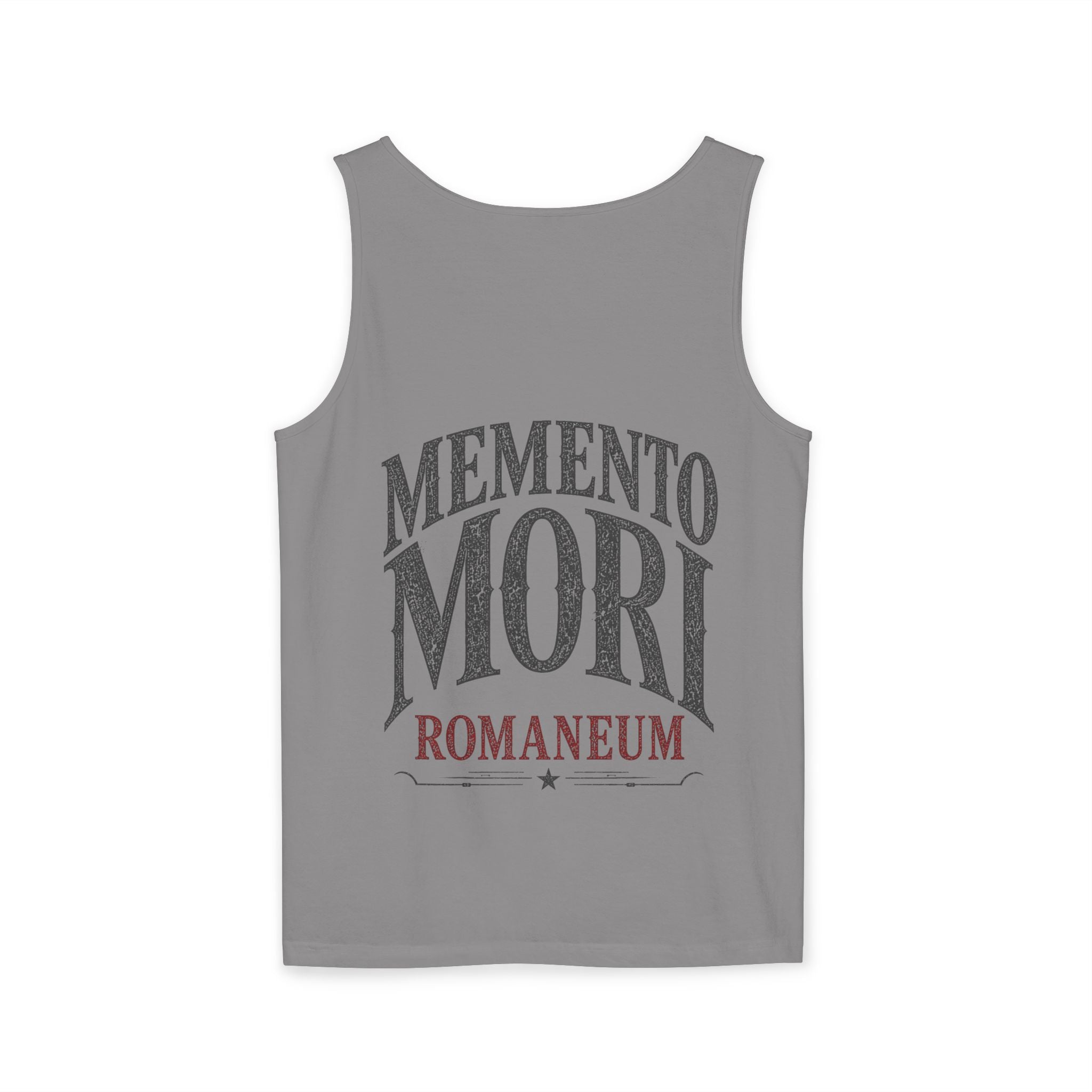 Memento Mori Skull Tank Top — Romaneum Vintage-Style Reminder Tank