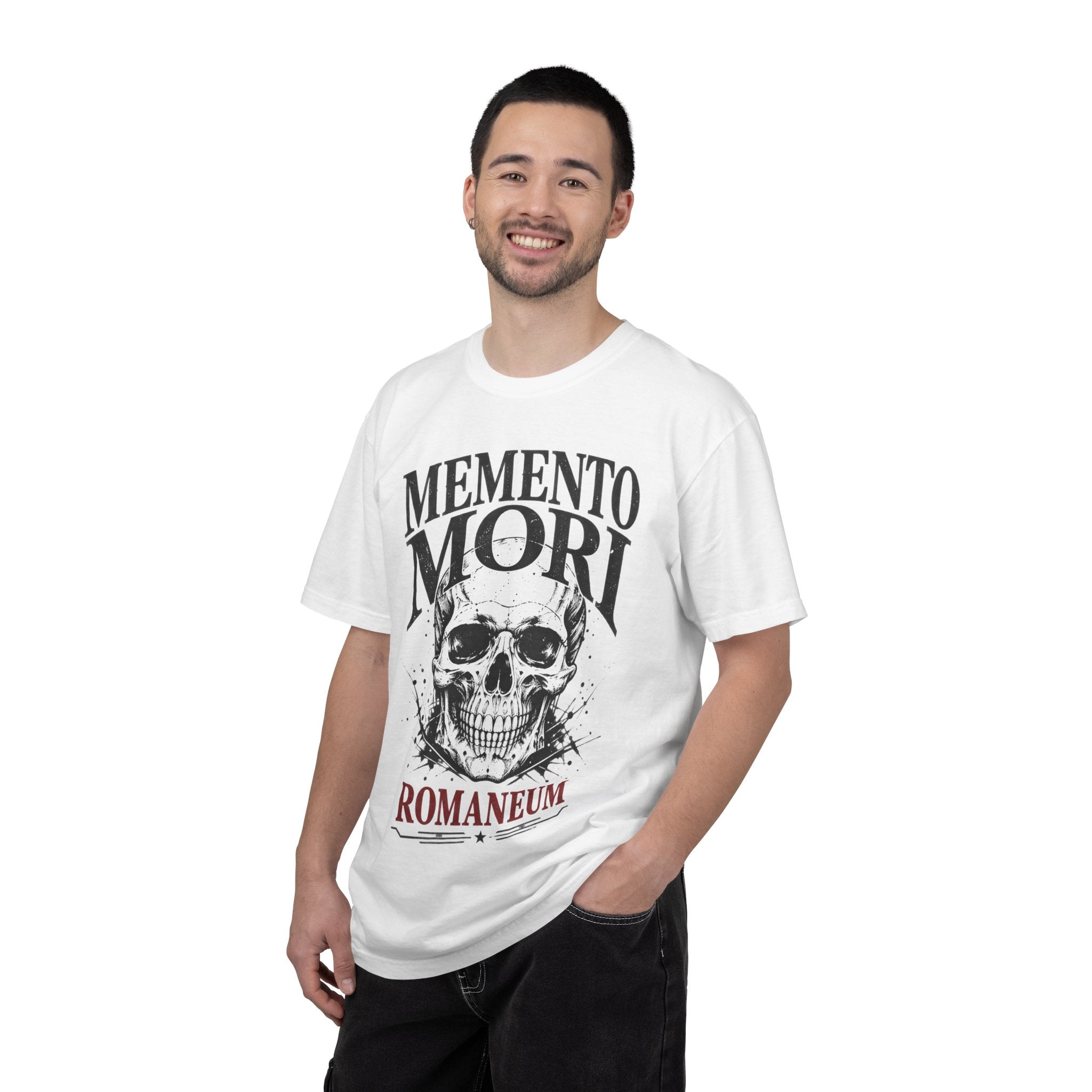 Memento Mori Skull T‑Shirt — Romaneum Gothic Graphic Tee