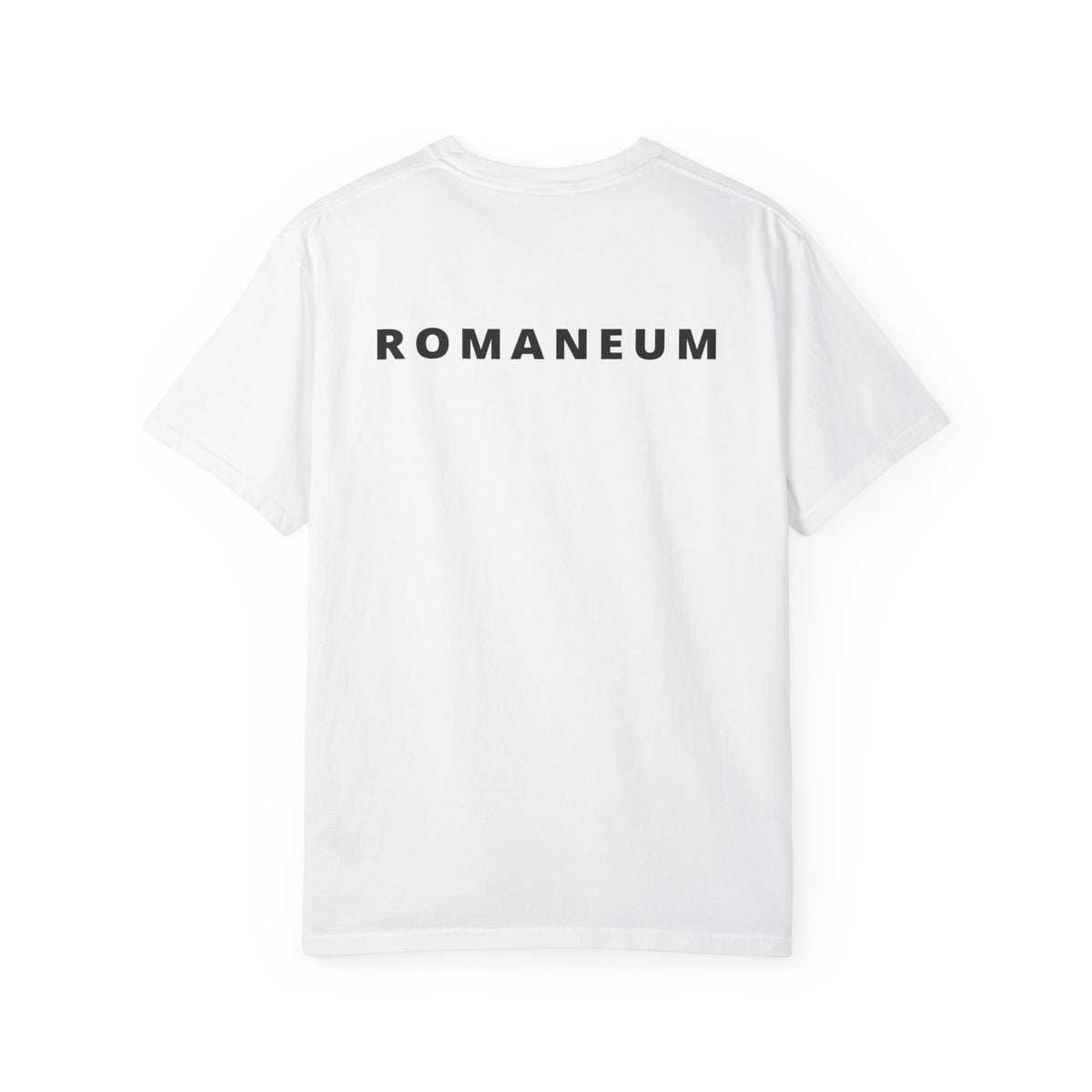 Romaneum Logo T-Shirt — Minimal Cross Tee