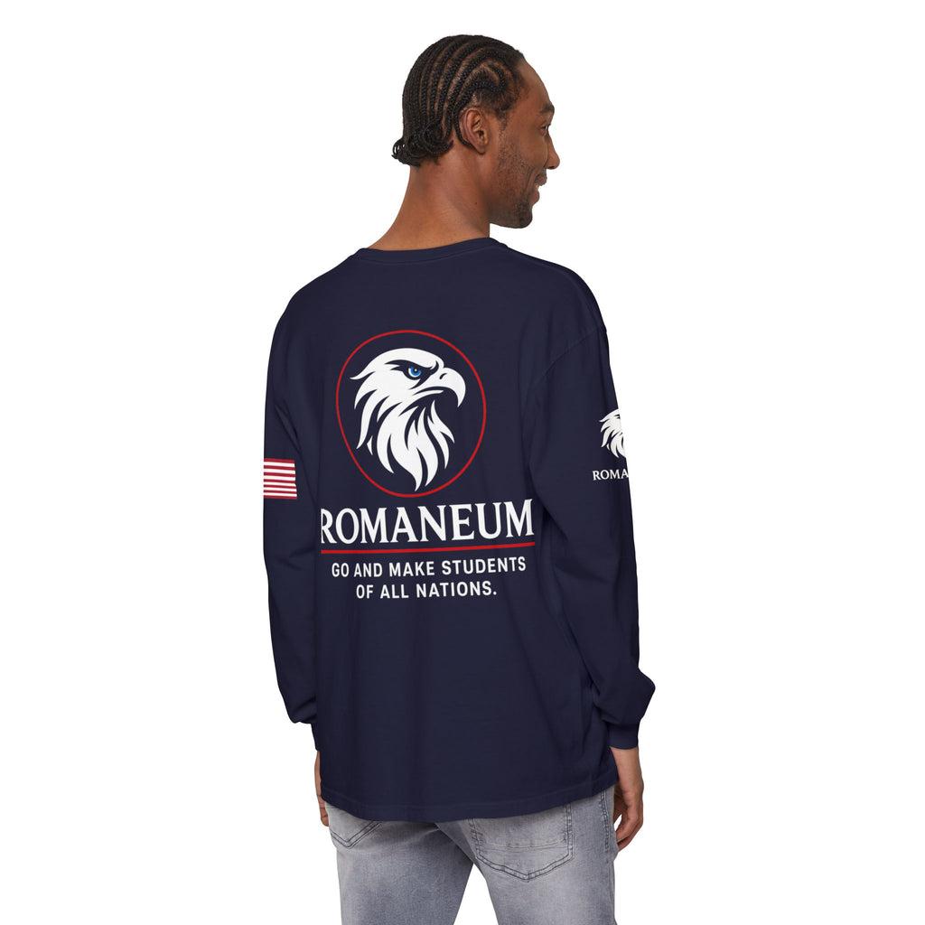 Romaneum Eagle Crest long sleeve shirt