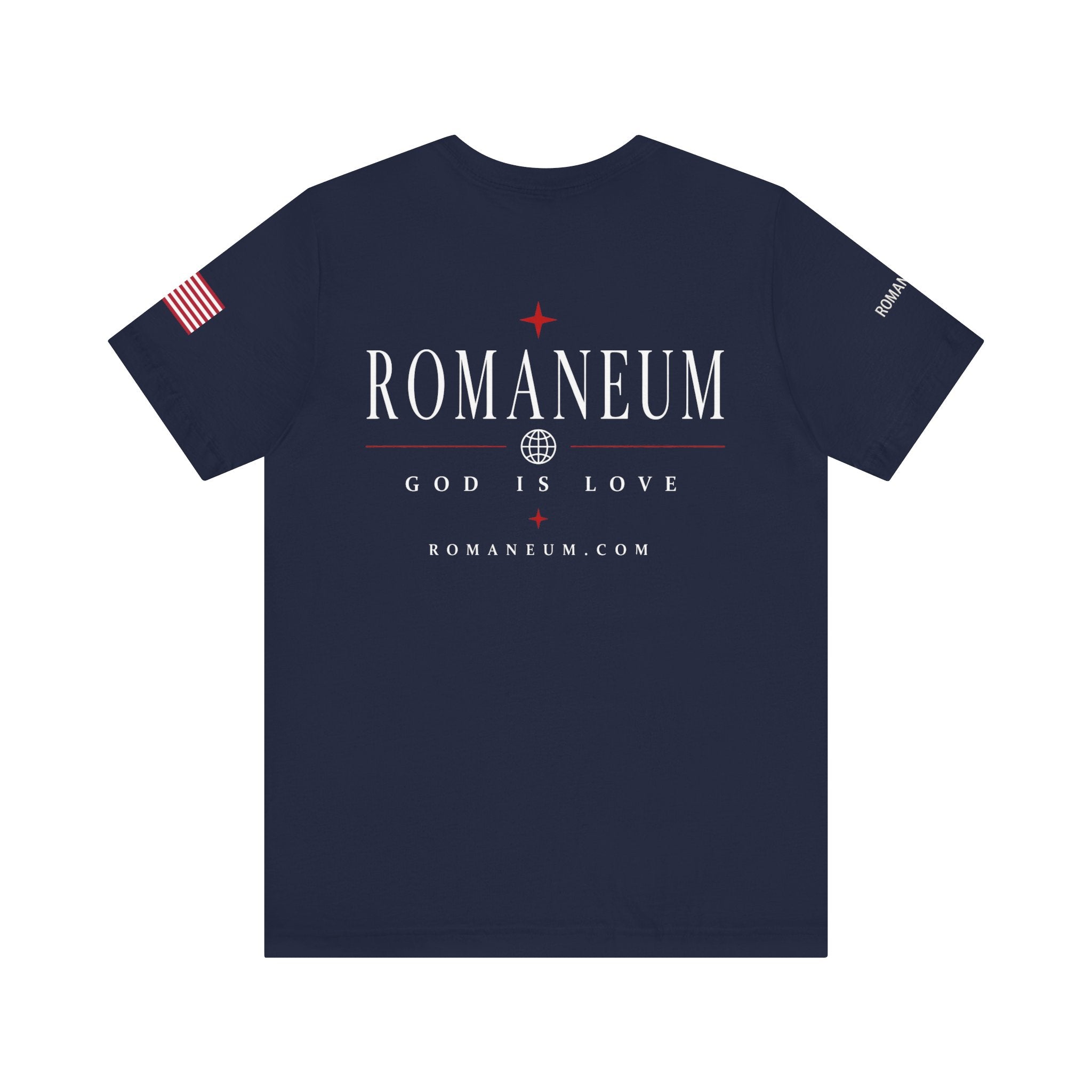 Romaneum 'AMOR/ROMA' God Is Love Graphic Tee