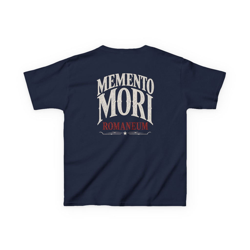 Kids T-Shirt — "Memento Mori" Skull Romaneum Tee