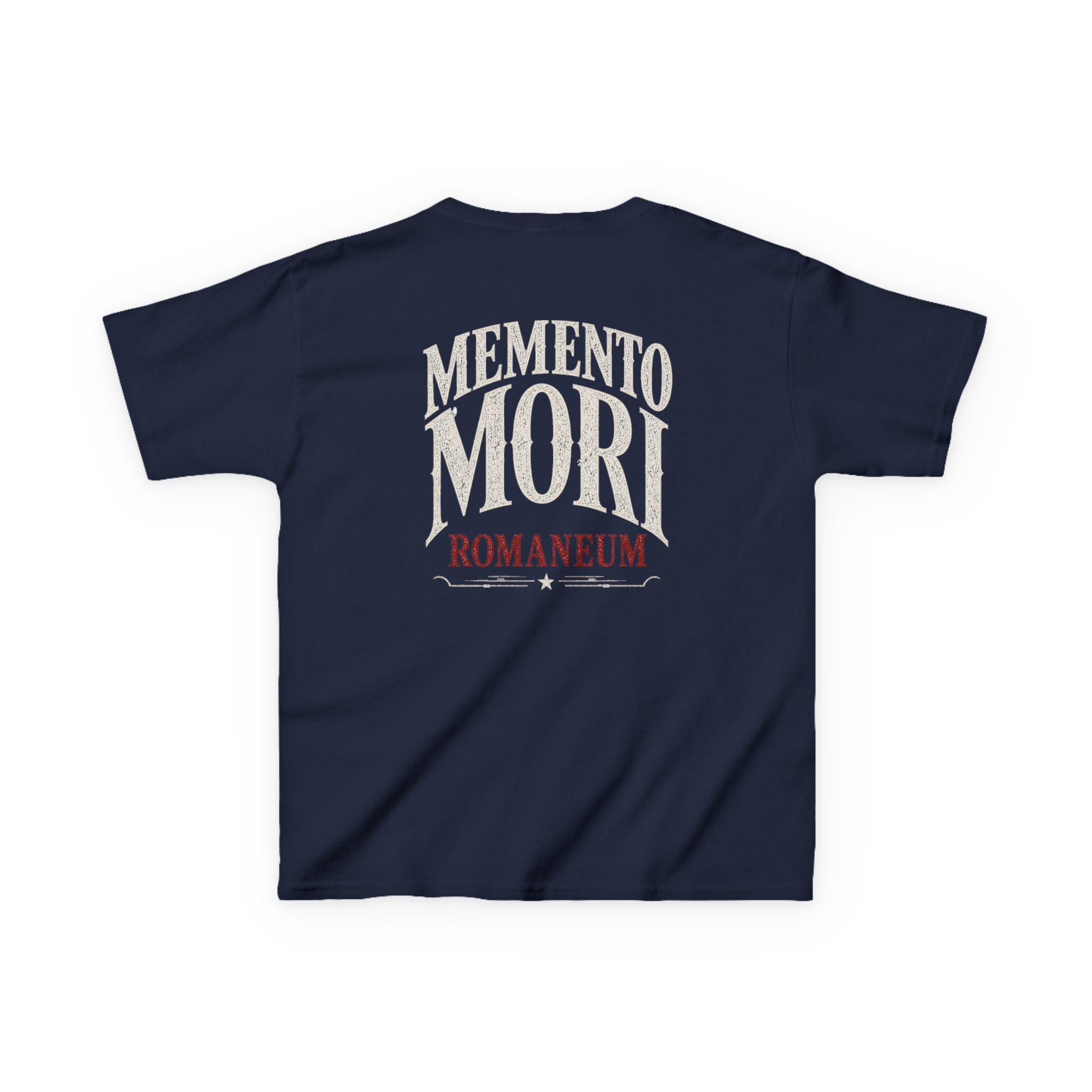 Kids T-Shirt — "Memento Mori" Skull Romaneum Tee
