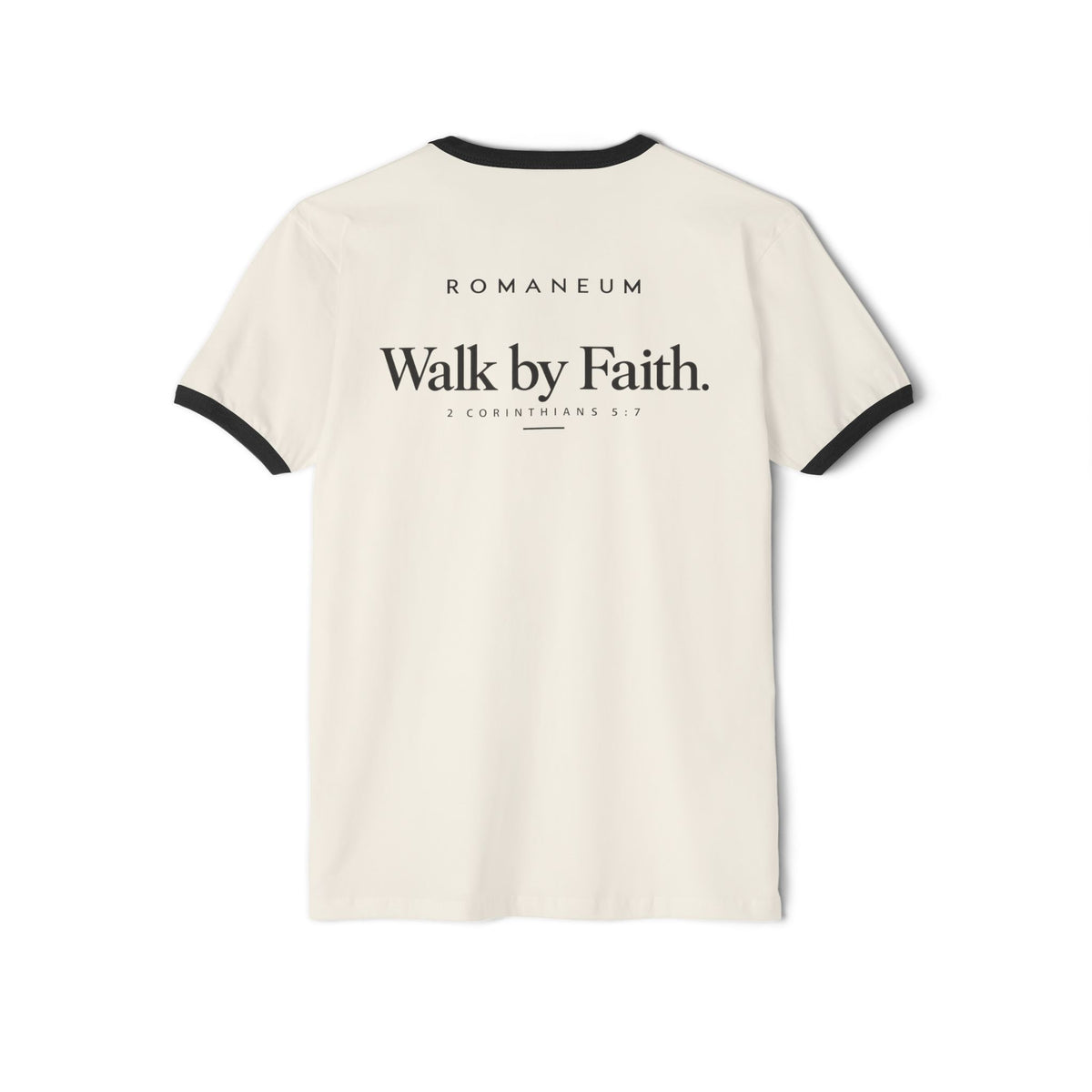 ROMANEUM Walk by Faith Ringer T-Shirt