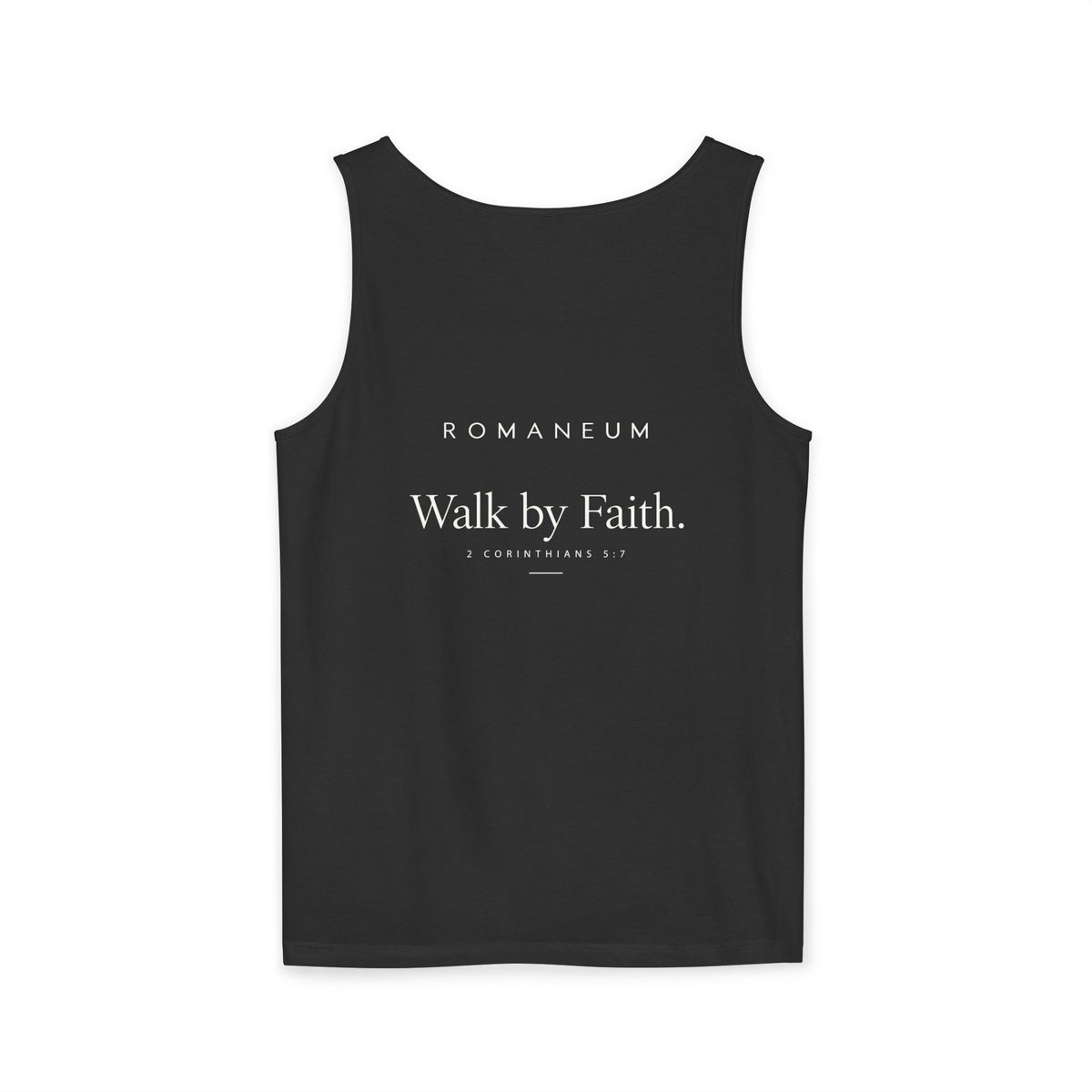ROMANEUM Walk By Faith Tank Top