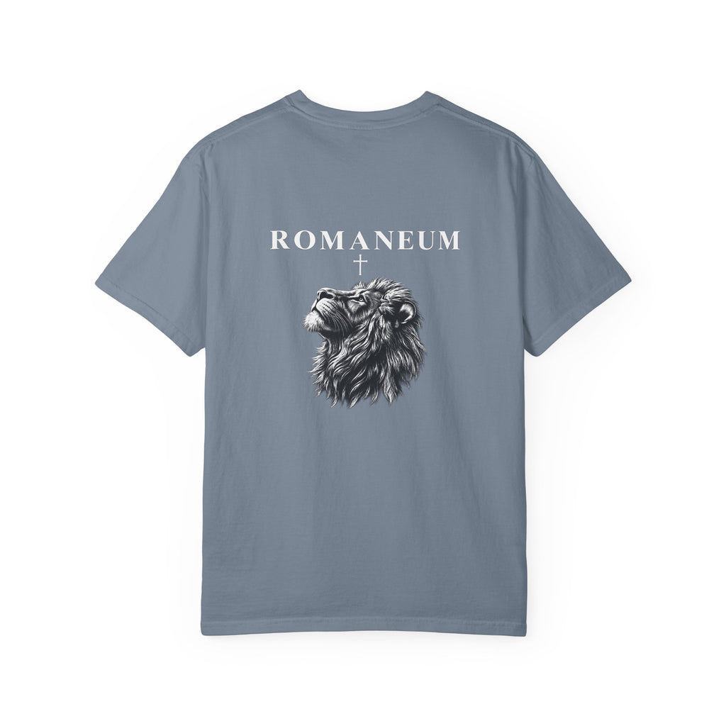 Romaneum Judah Lion T-Shirt — "The Lion Has Triumphed" Christian Tee