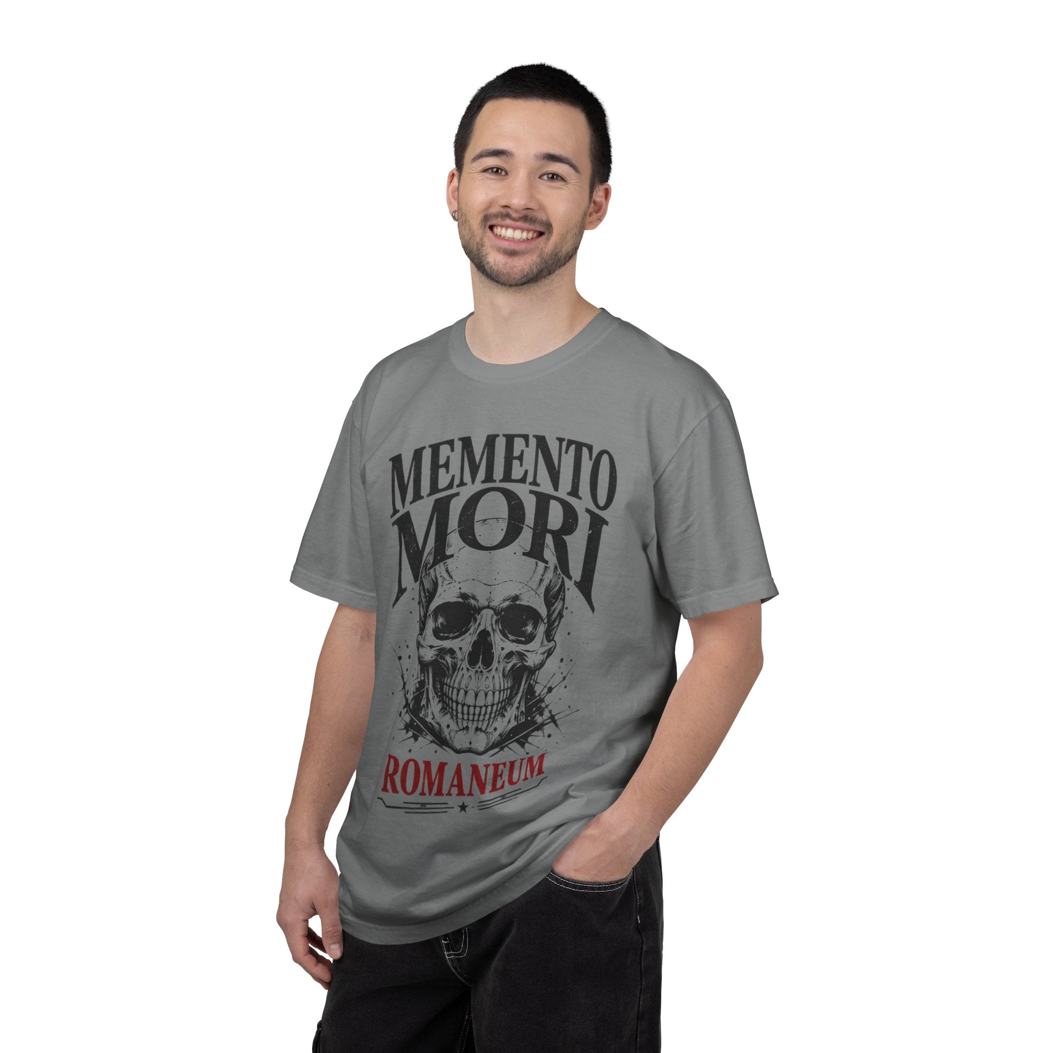 Memento Mori Skull T‑Shirt — Romaneum Gothic Graphic Tee