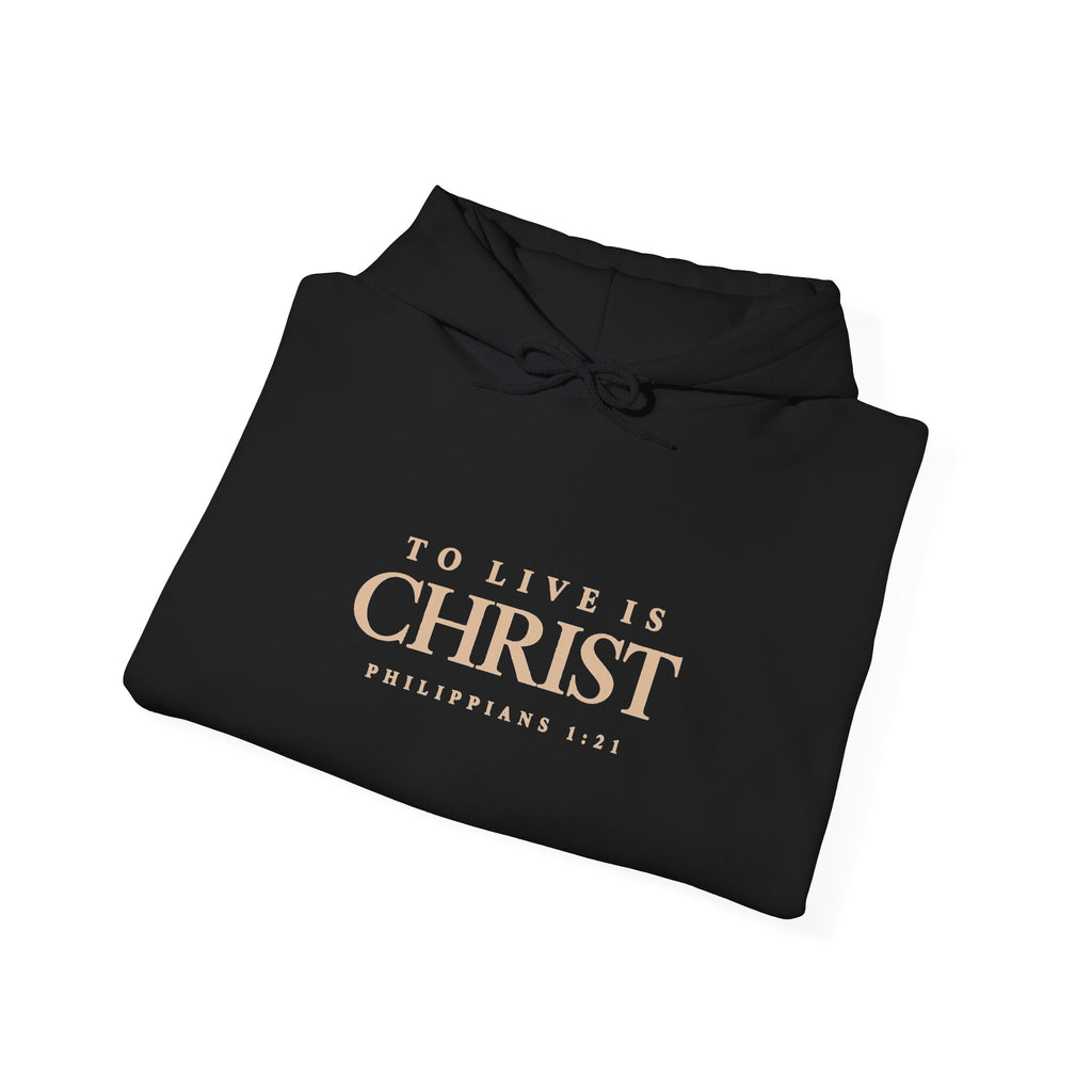 Romaneum Hoodie — "God is Love" Faith Pullover (To Live Is Christ)