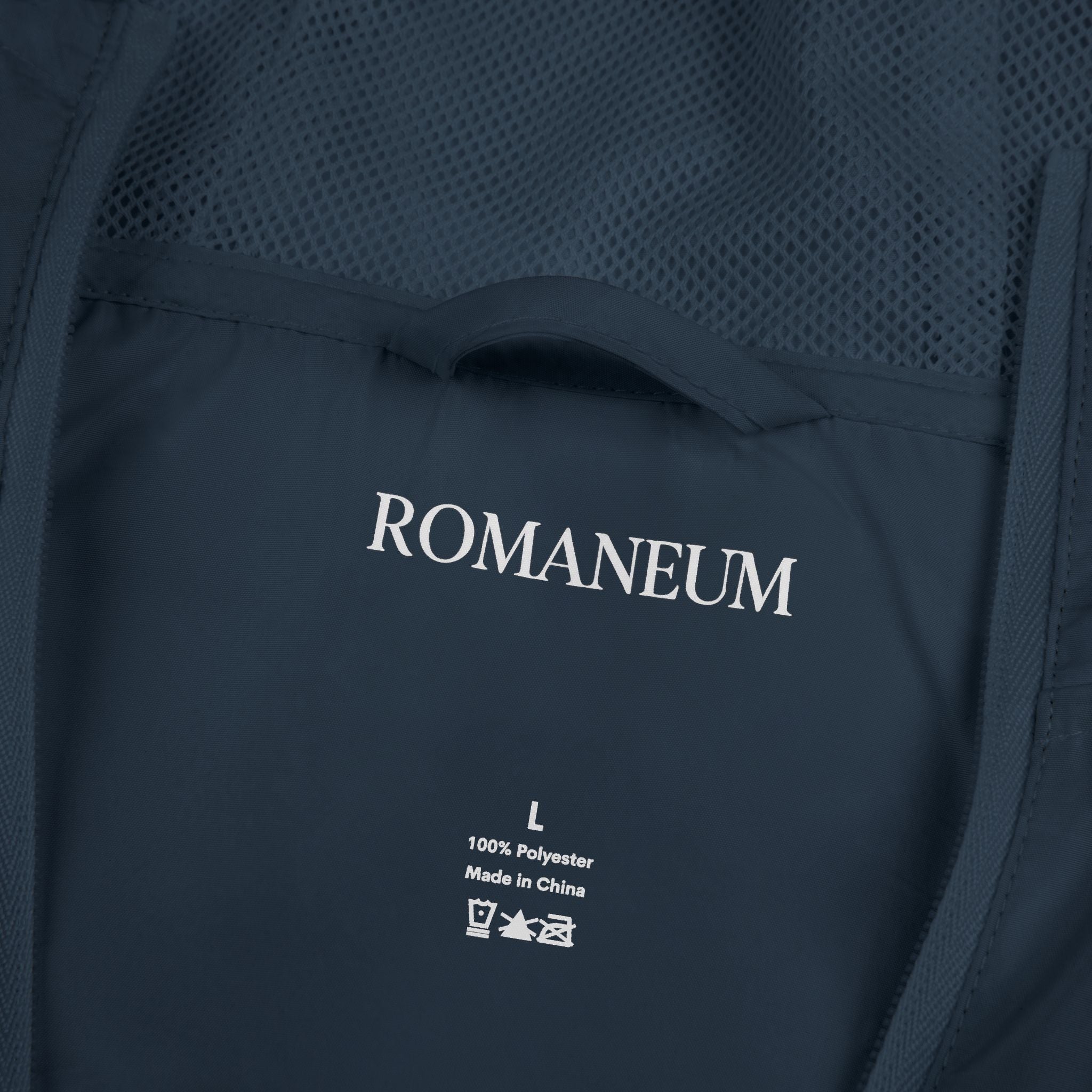 Memento Mori Skull Windbreaker Jacket — Romanum Gothic Hooded Windbreaker