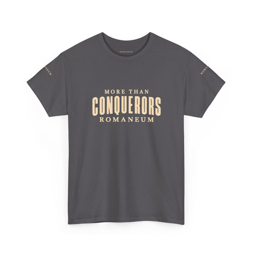 Conquerors Romanum Tee — 'More Than Conquerors' Shirt
