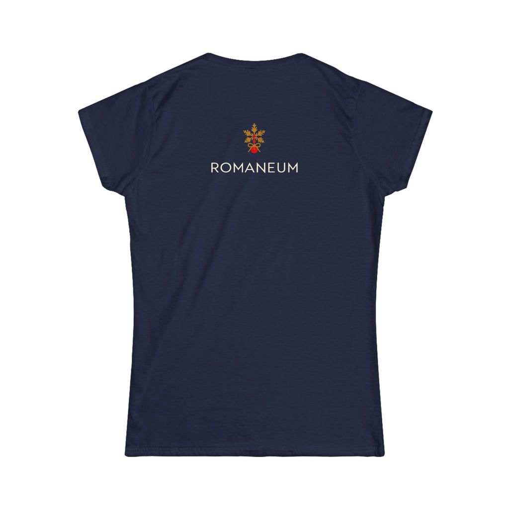 Women's Classic Black Tee Christmas Romaneum