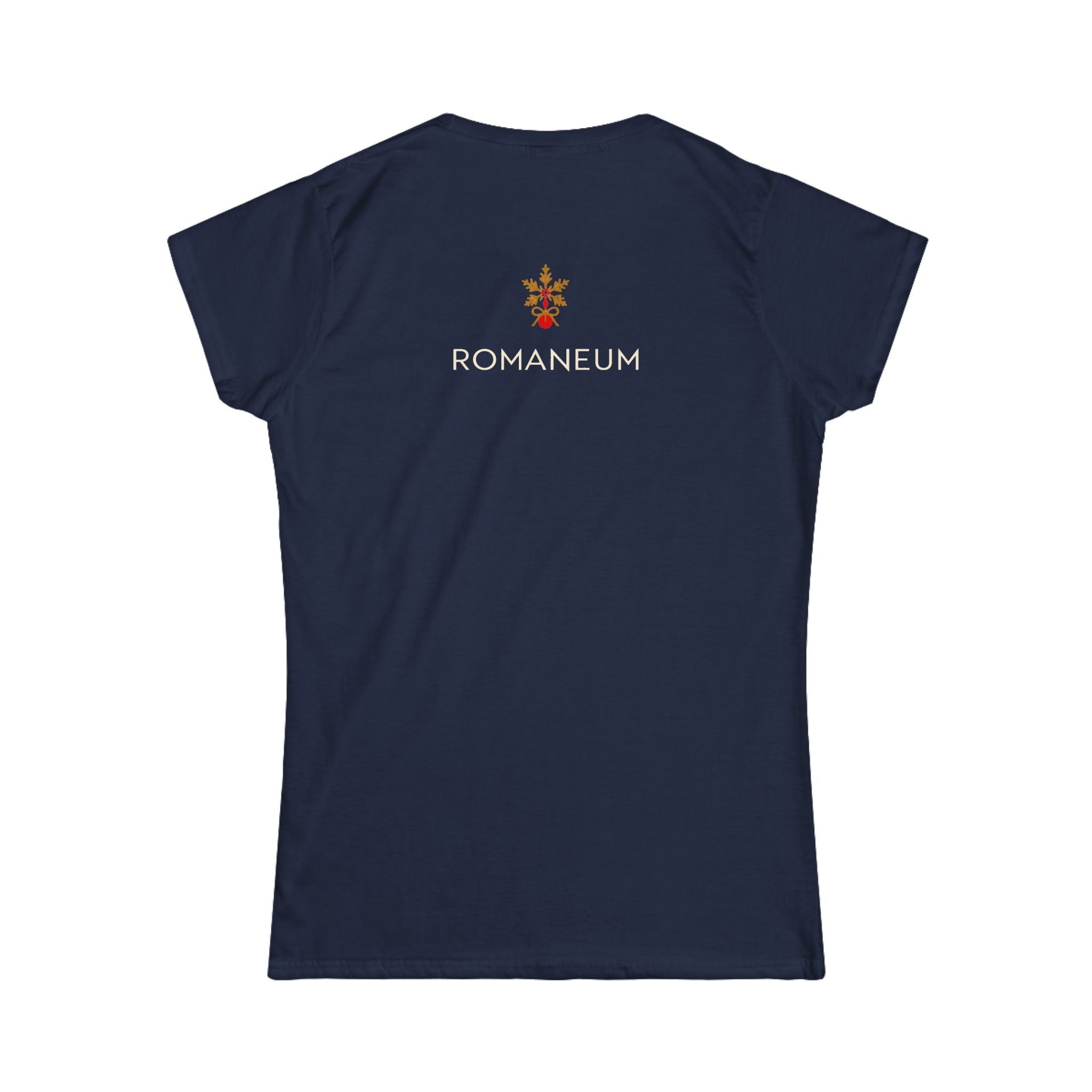 Women's Classic Black Tee Christmas Romaneum