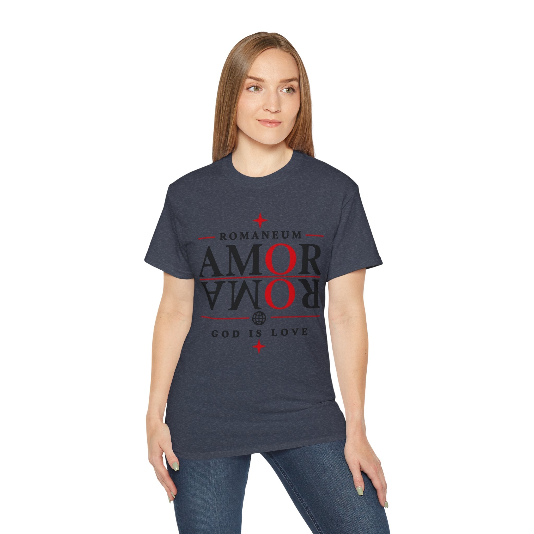 Romaneum AMOR/ROMA God Is Love Graphic Tee