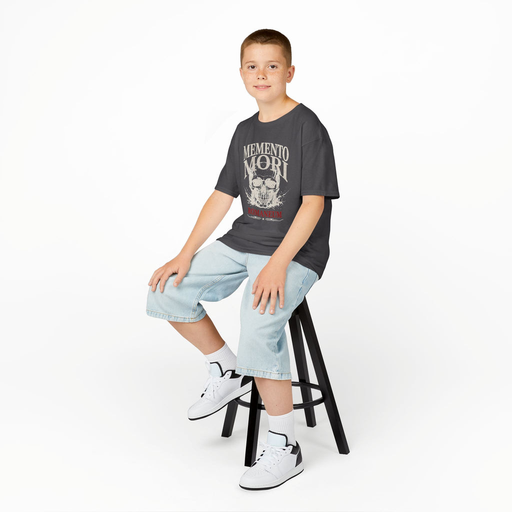 Kids T-Shirt — "Memento Mori" Skull Romaneum Tee