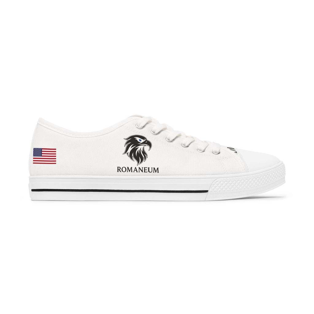 Romananeum Eagle Logo Top Sneakers | American Flag Accent