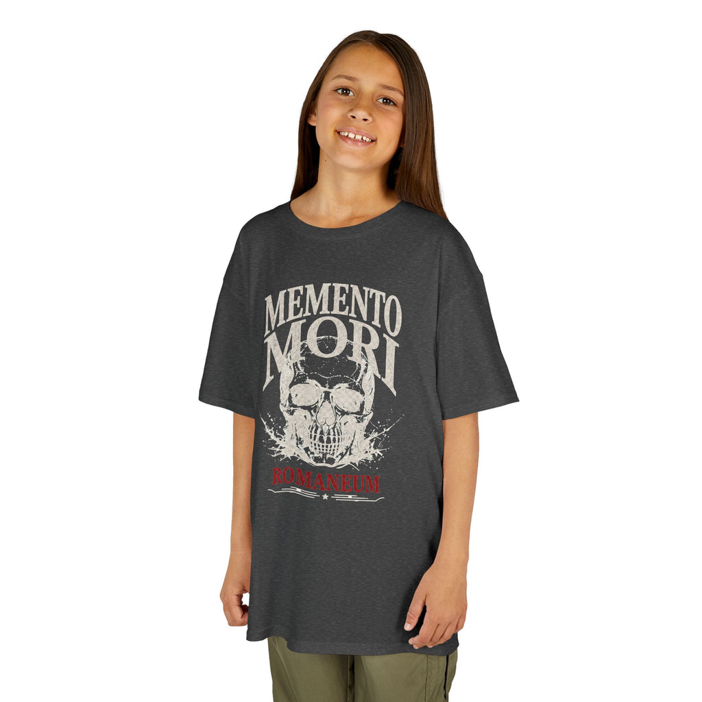 Kids T-Shirt — "Memento Mori" Skull Romaneum Tee