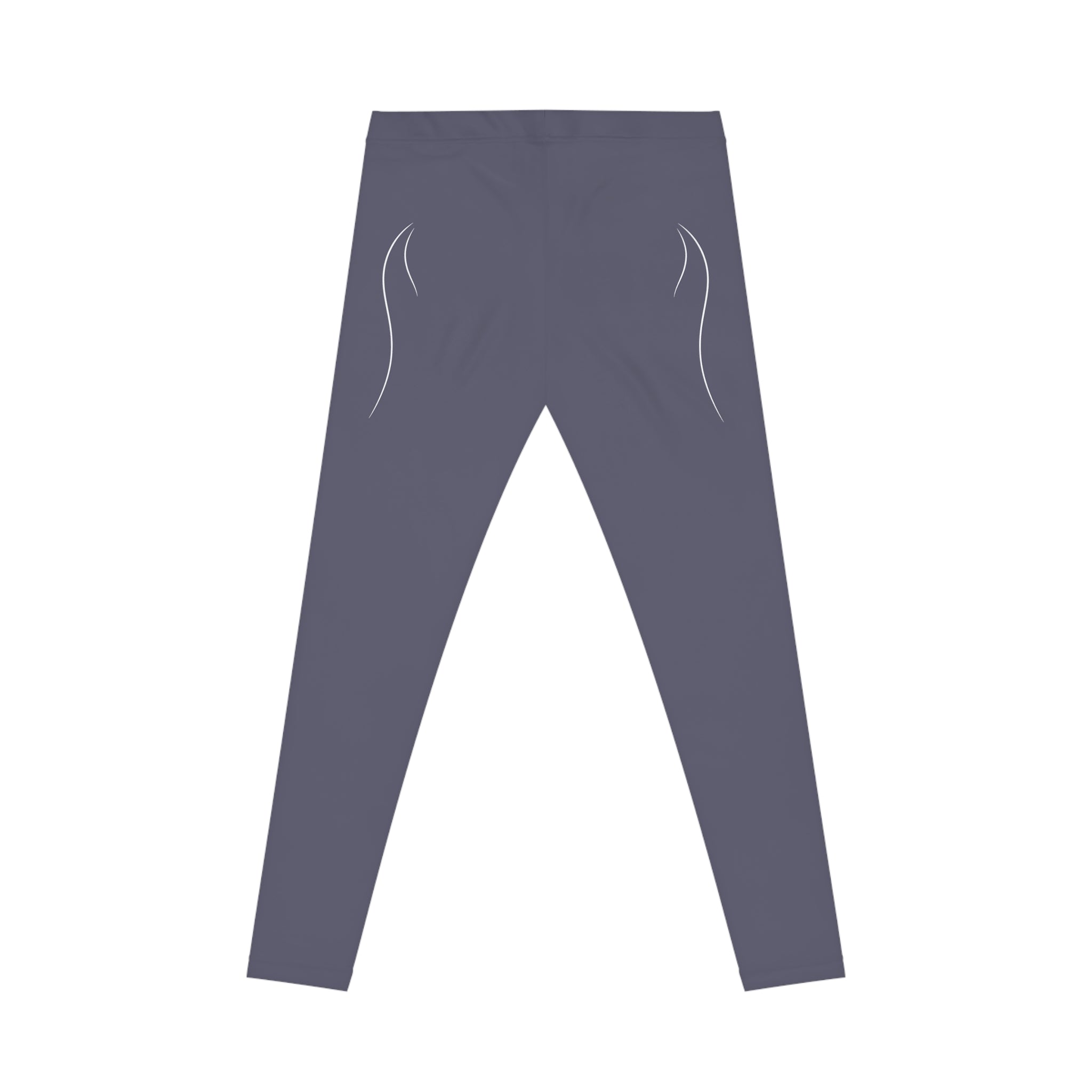 Copy of Women's Black Logo Leggings — ROMANEUM Side Print Activewear
