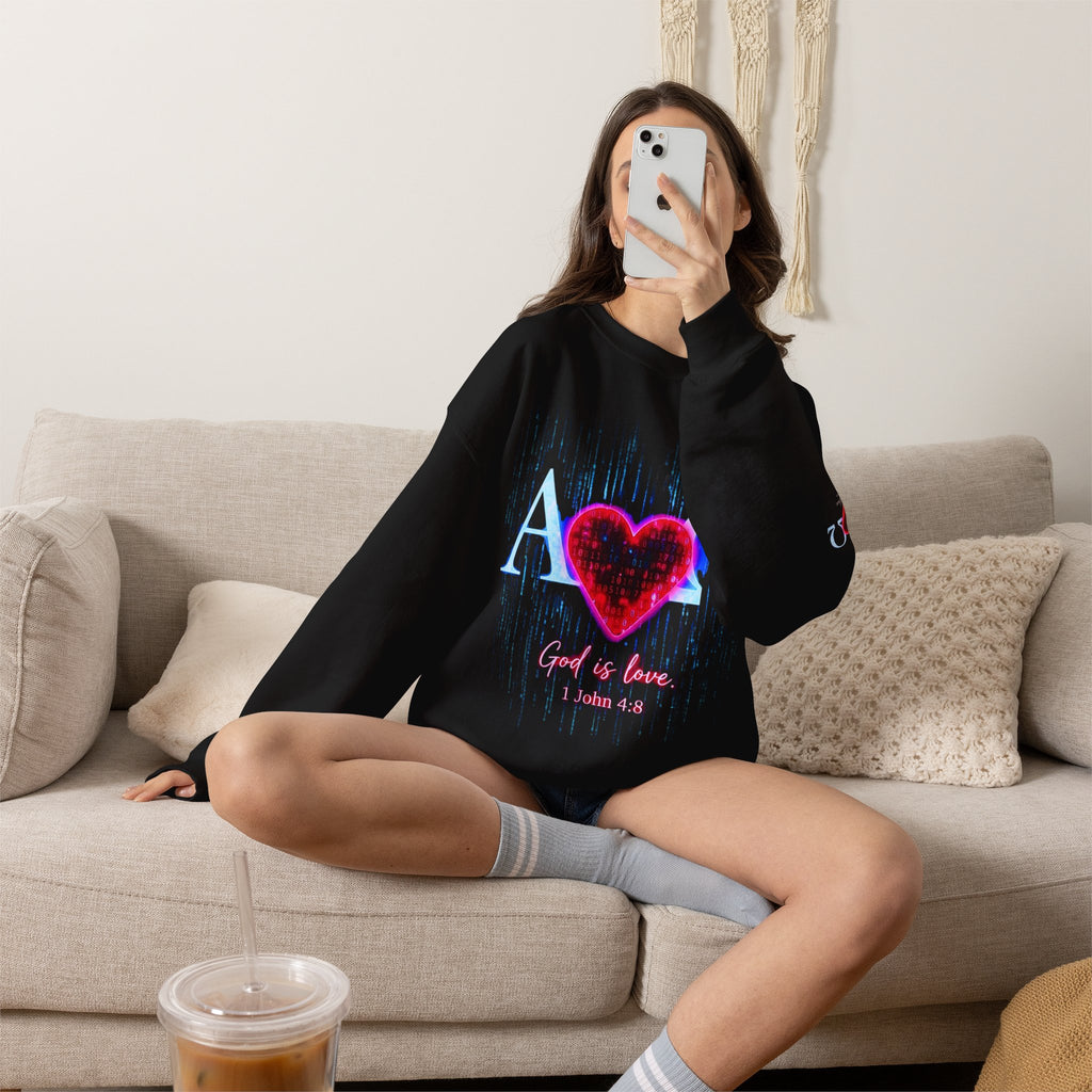 Alpha Omega Heart Sweatshirt ROMANEUM