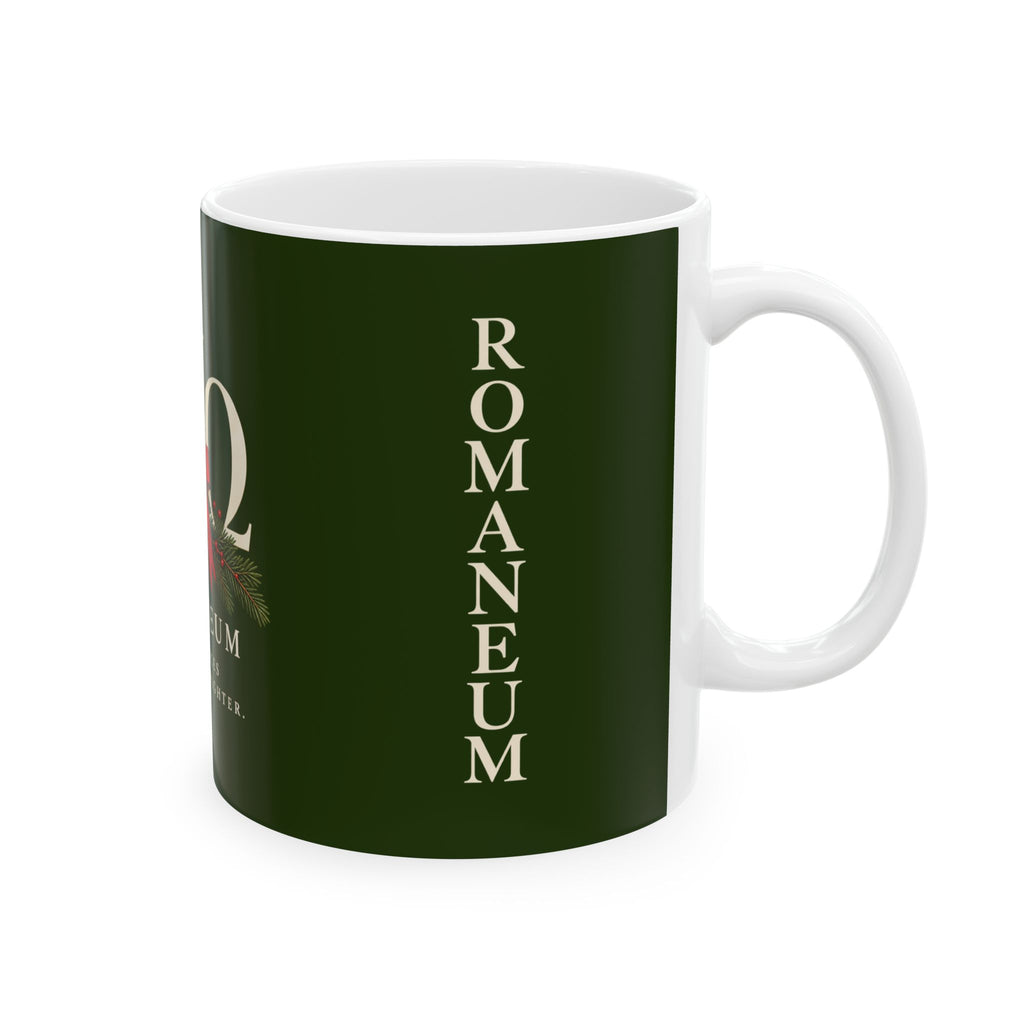 Christmas Alpha Omega Ceramic Mug 110z