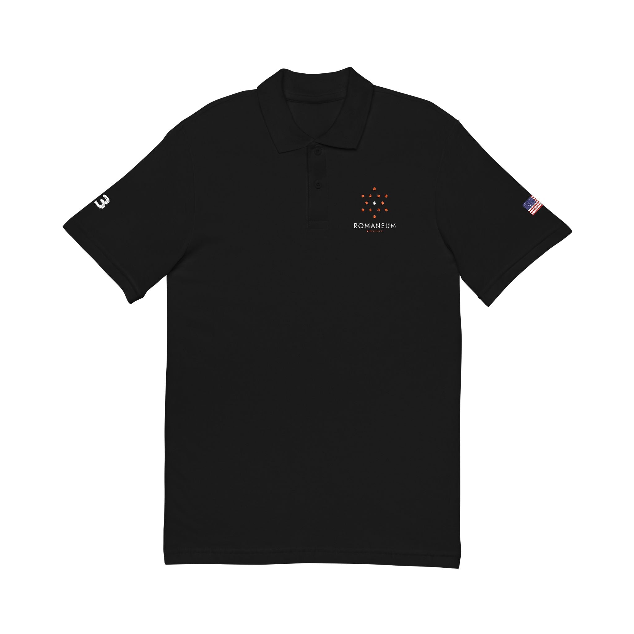 Romaneum Unisex Pique Polo | Embroidered Edition