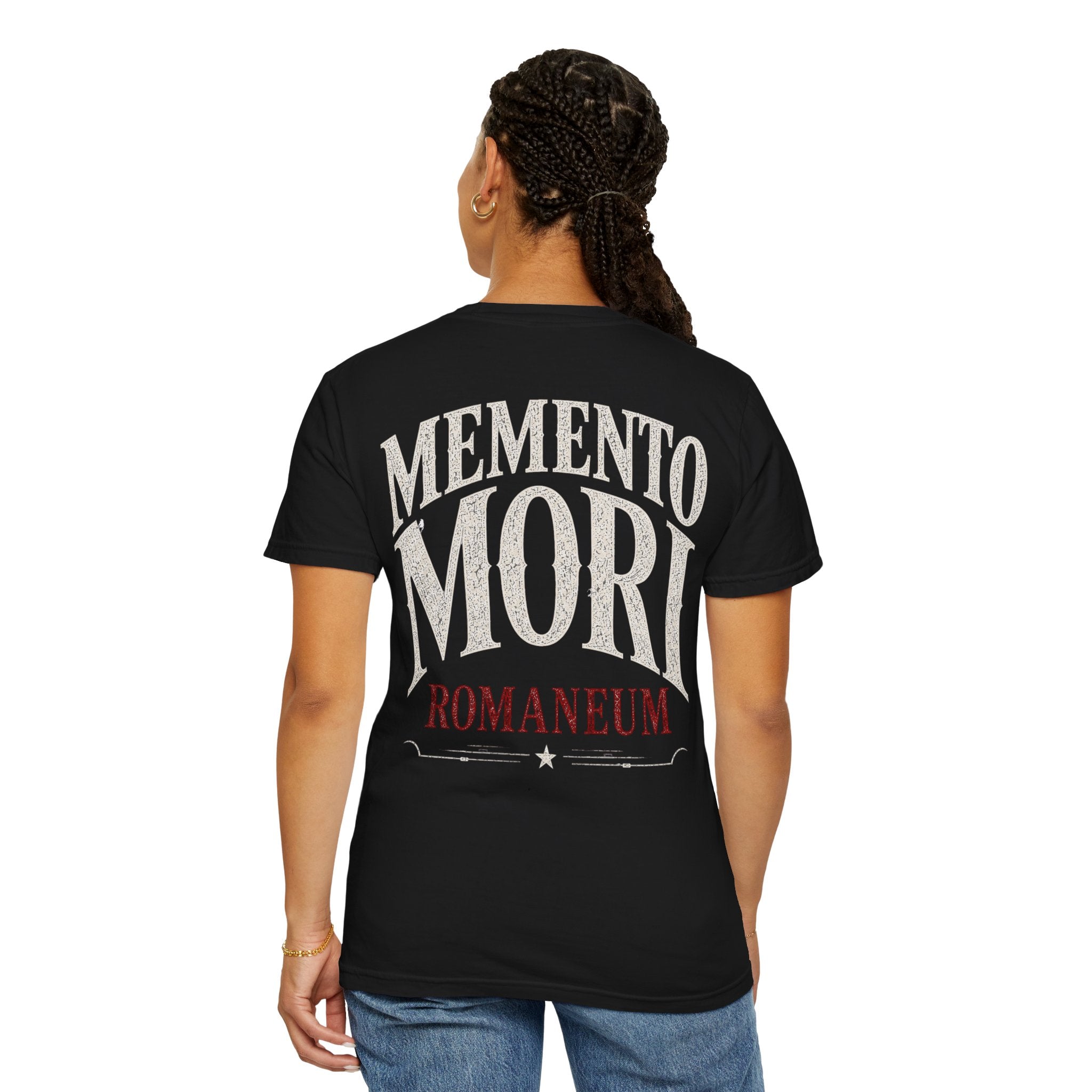 Memento Mori Skull T‑Shirt — Romaneum Gothic Graphic Tee