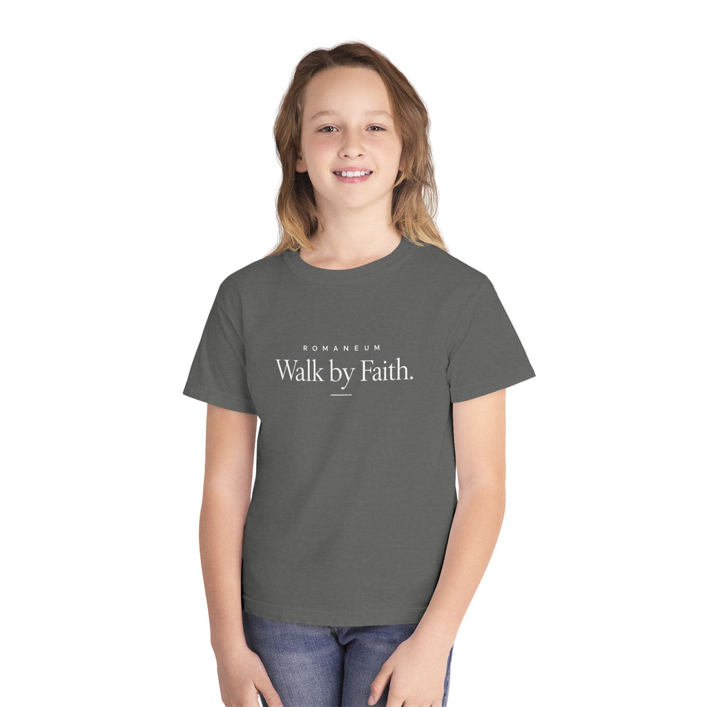 Youth Tee — “Walk by Faith” Shirt