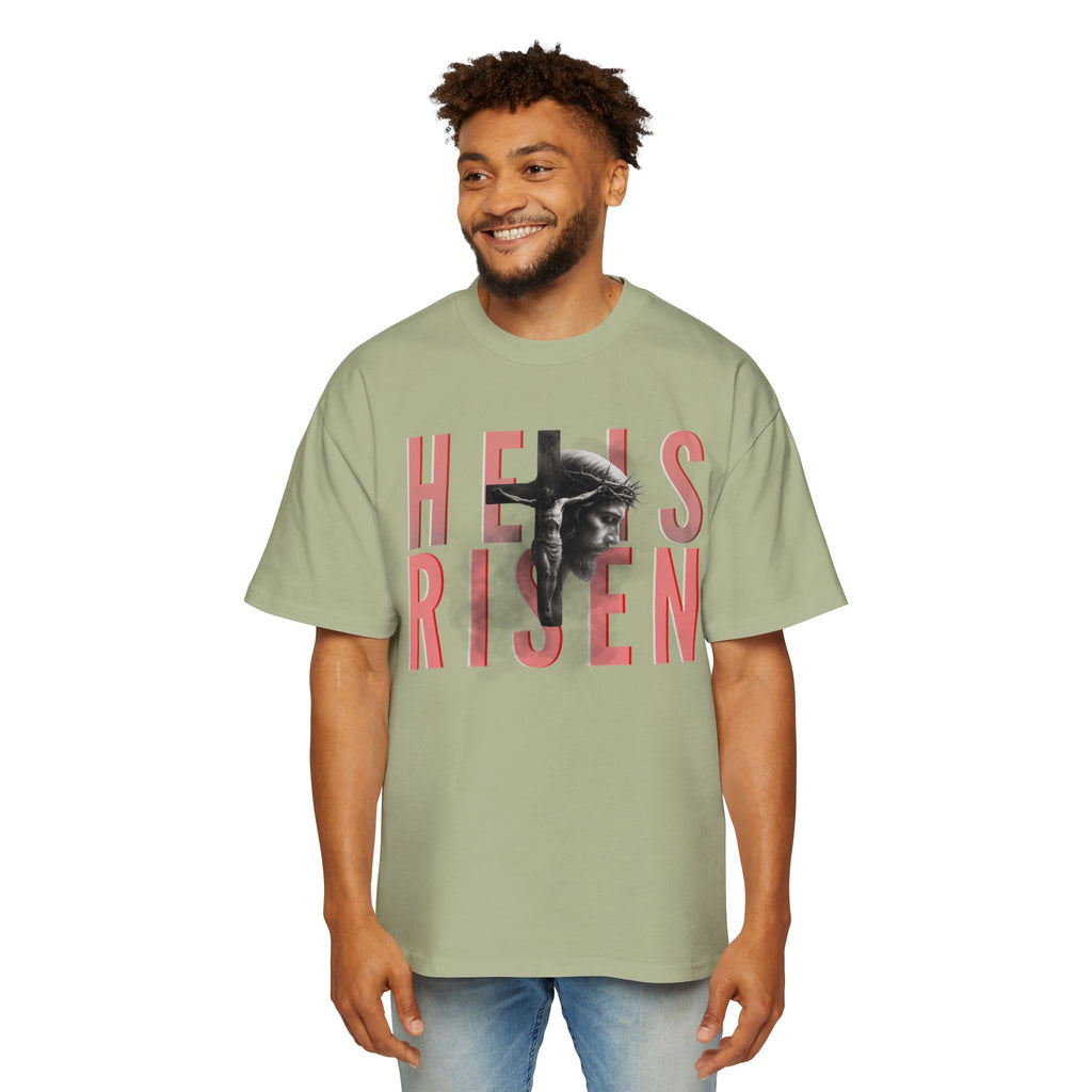 He Is Risen Christian Tee — Romaneum Matthew 28:6 Easter T‑Shirt