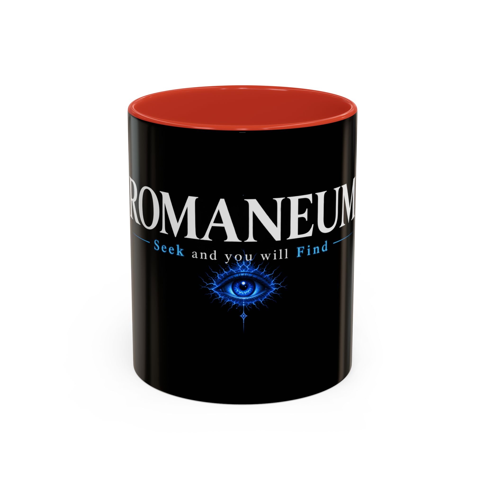 "Seek and You Will Find" Inspirational Black Mug