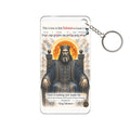 King Solomon Keychain Charm — Biblical Quote Keyring ("There is nothing new under the sun")