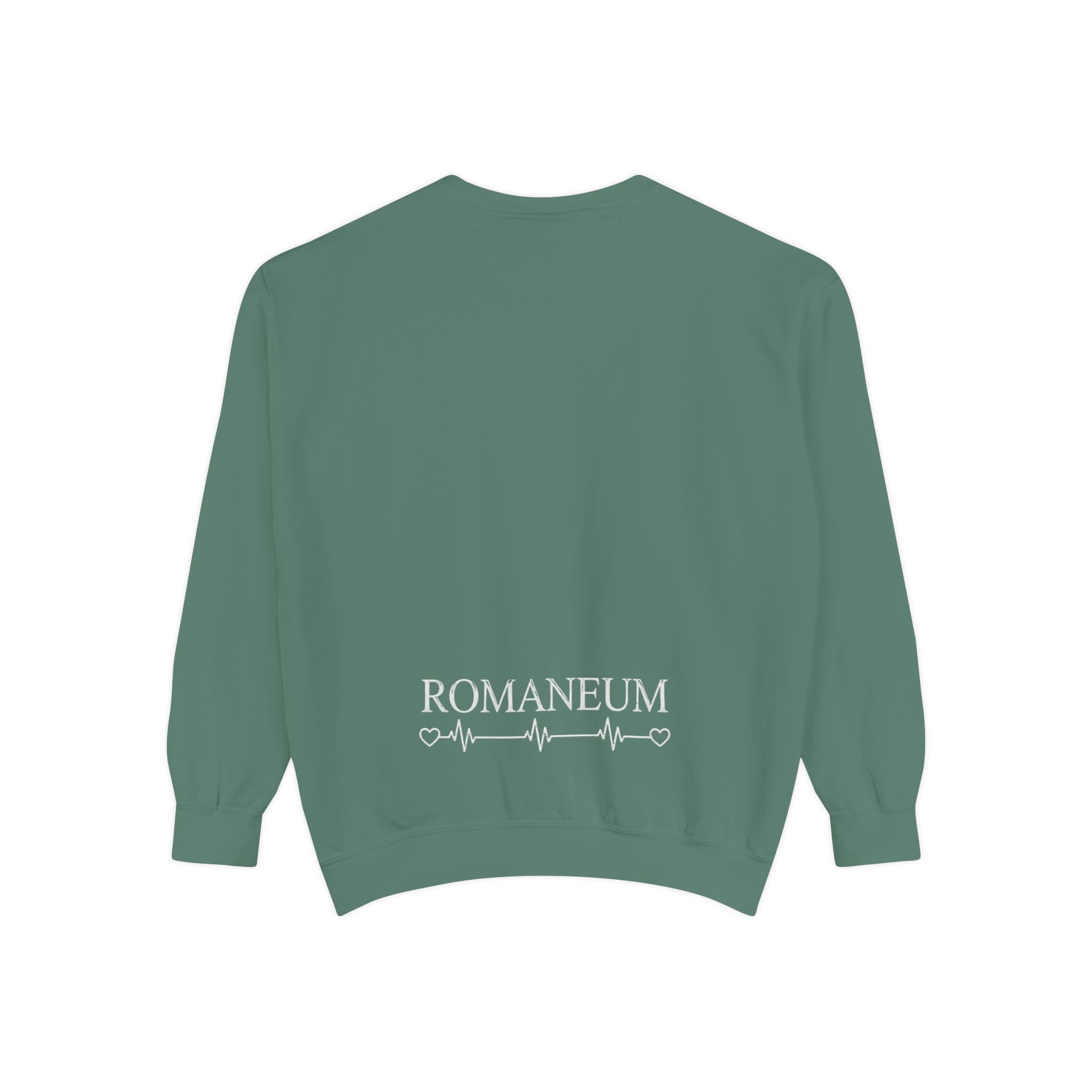 Alpha Omega Heart design sweatshirt | God is Love 1 John 4:8 RomanEum