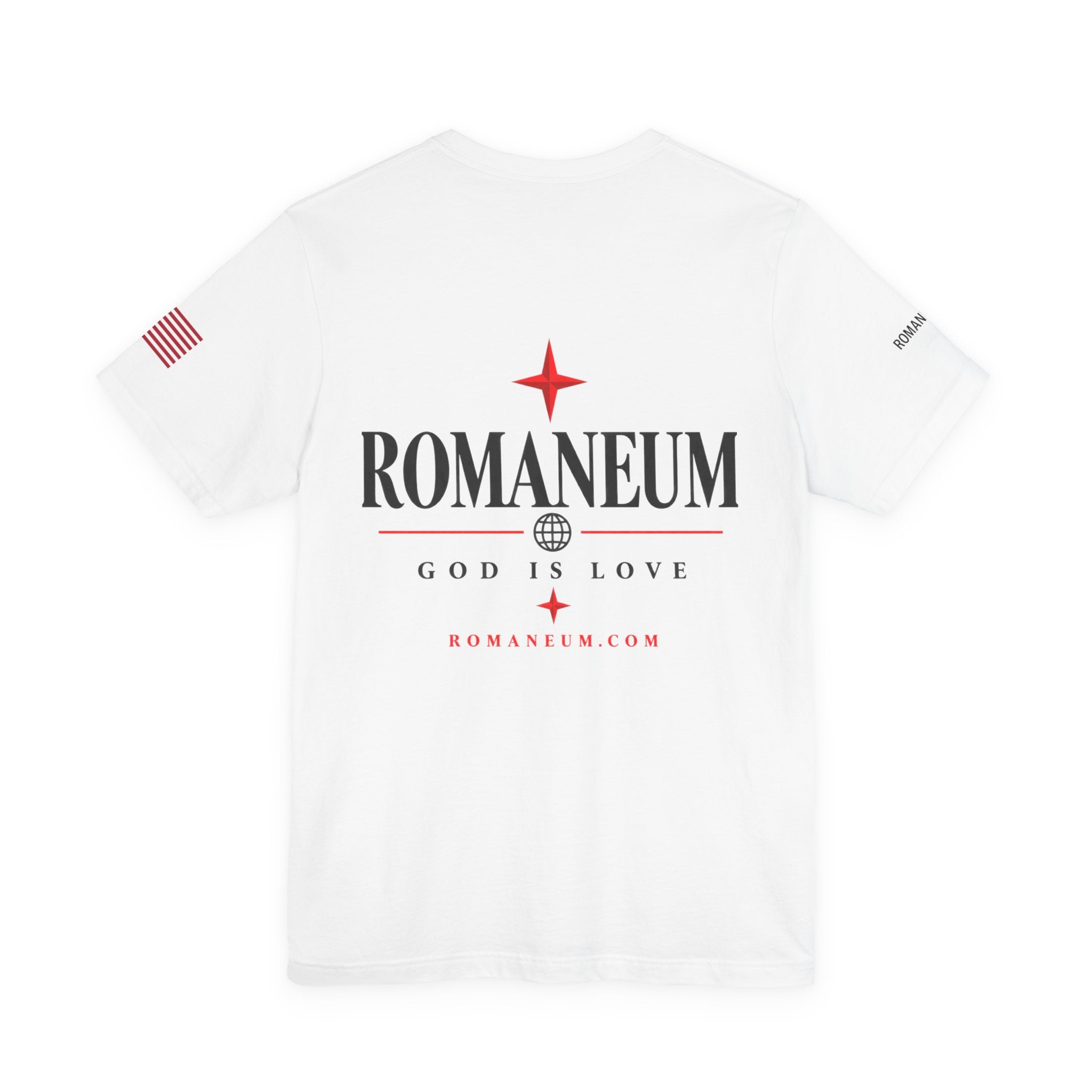 Romaneum 'AMOR/ROMA' God Is Love Graphic Tee