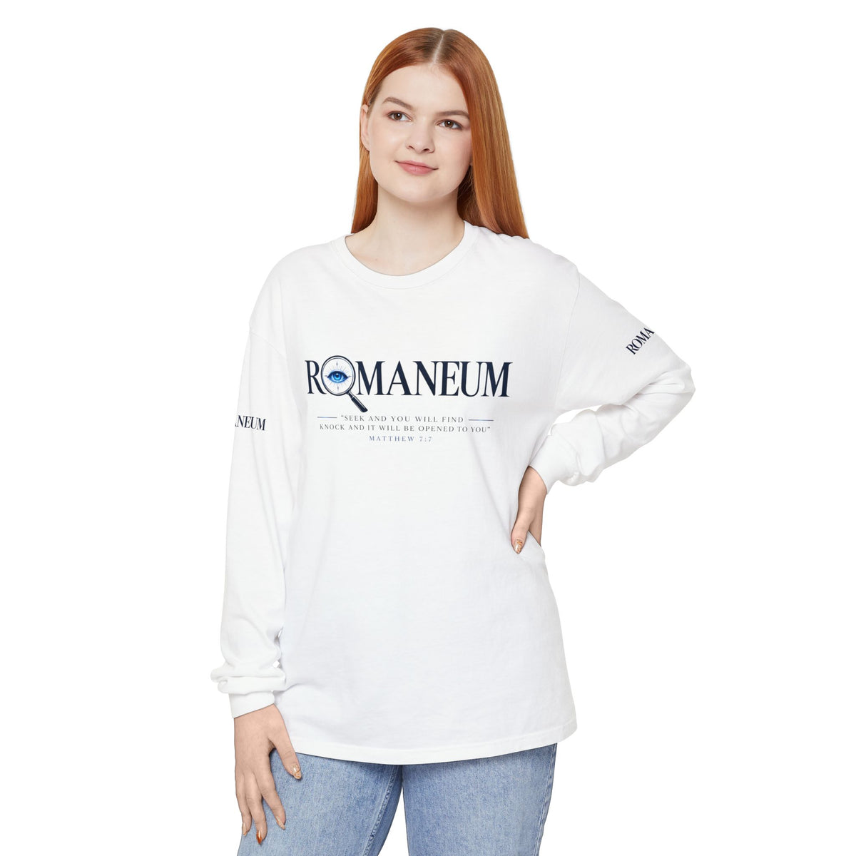 Romaneum Seek Logo Long Sleeve T-Shirt