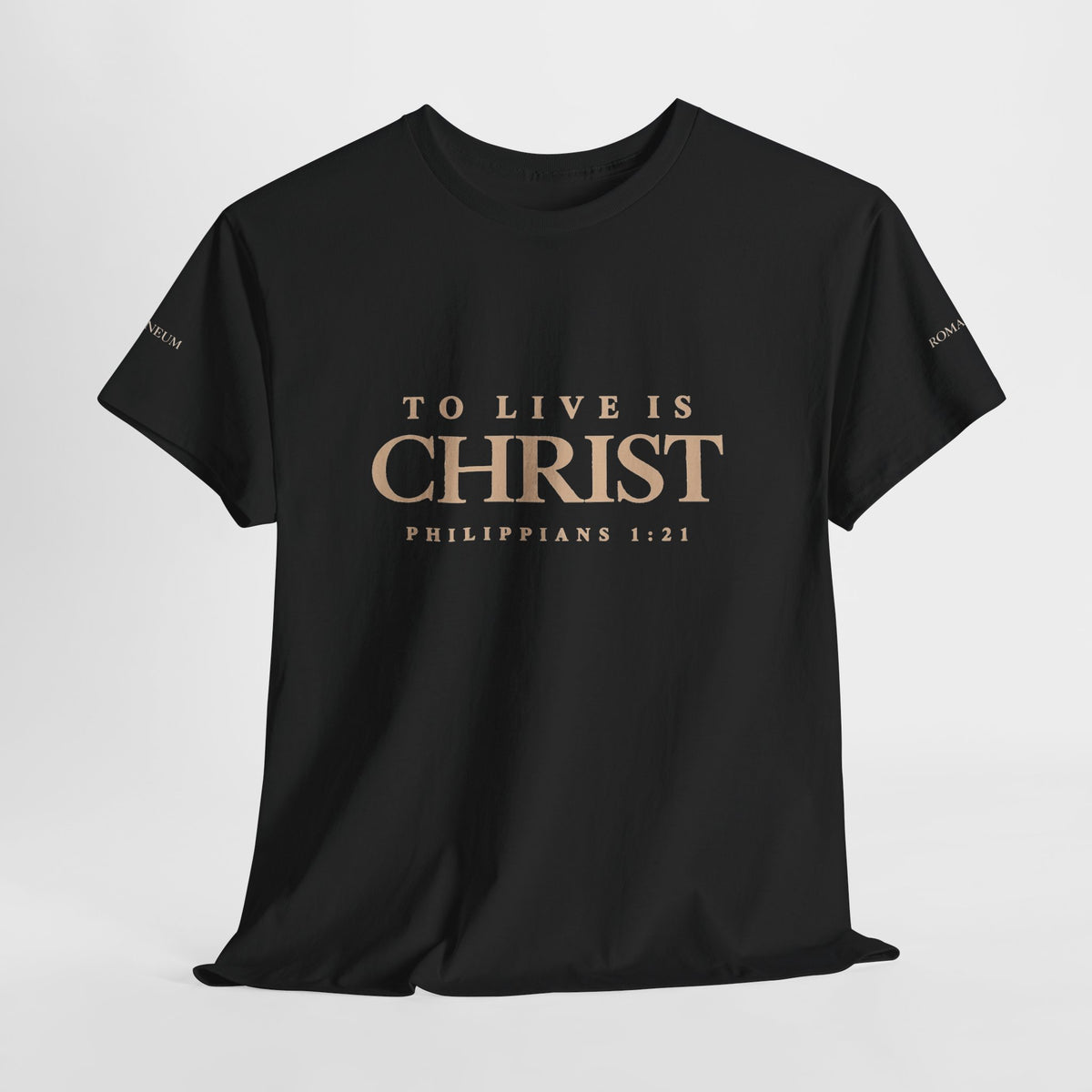 Romaneum Tee - "To Live Is Christ"